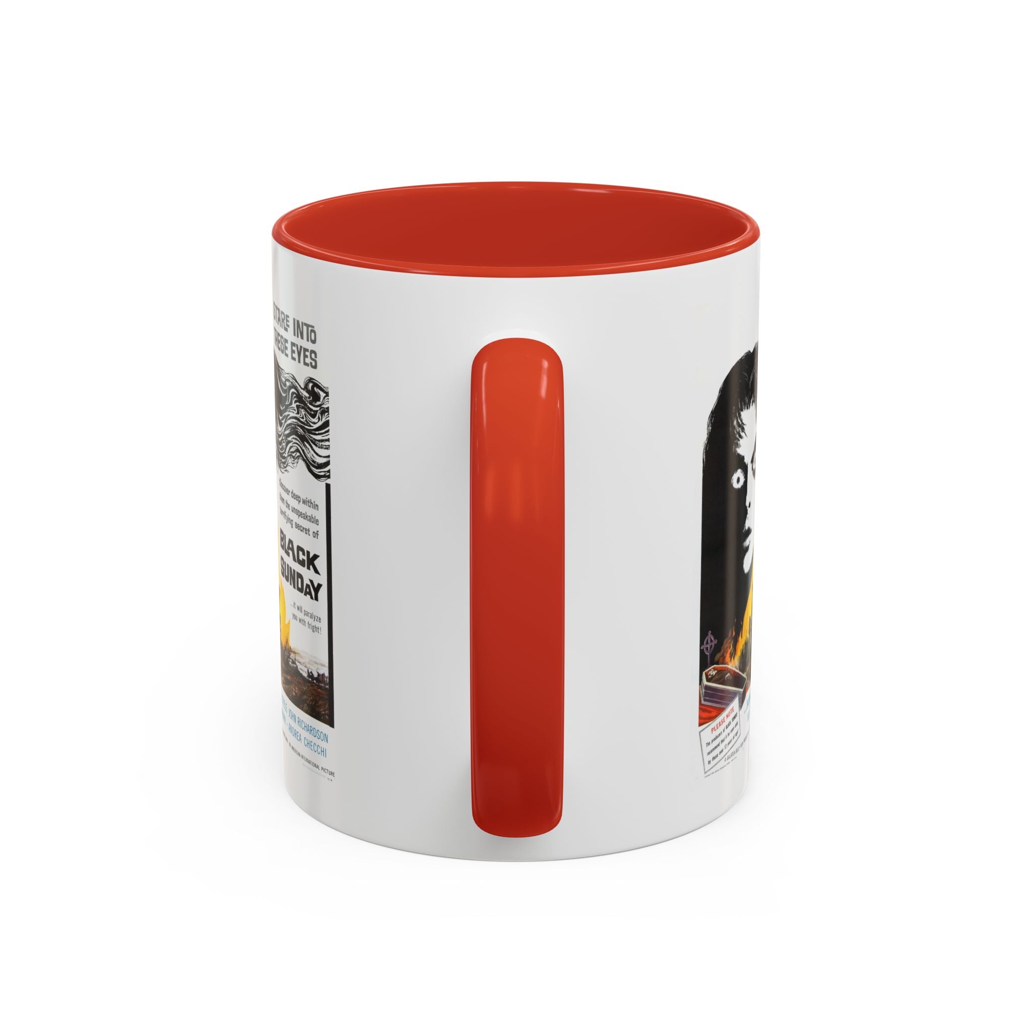 Cult Classic Movie Poster Art Accent Coffee Mug (11, 15oz) - Black Sunday 1960 - POPvault