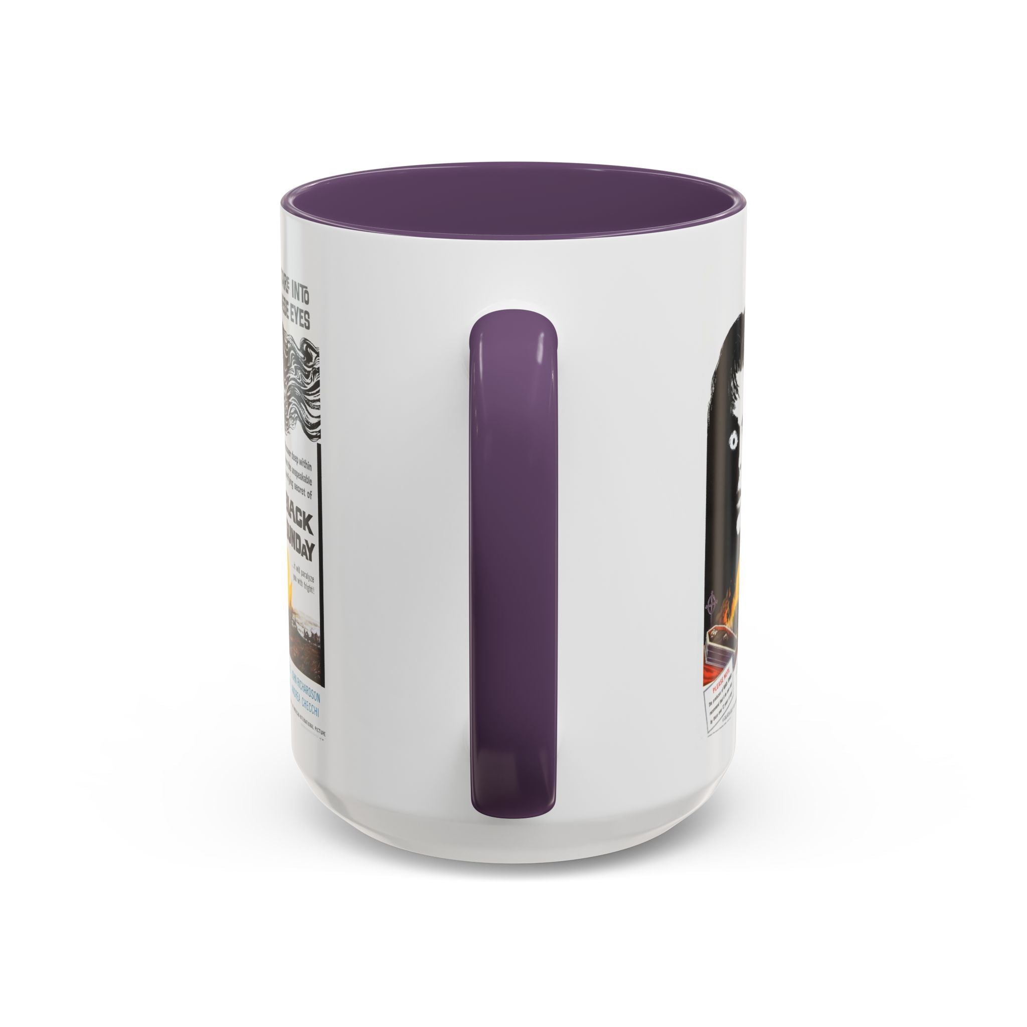 Cult Classic Movie Poster Art Accent Coffee Mug (11, 15oz) - Black Sunday 1960 - POPvault