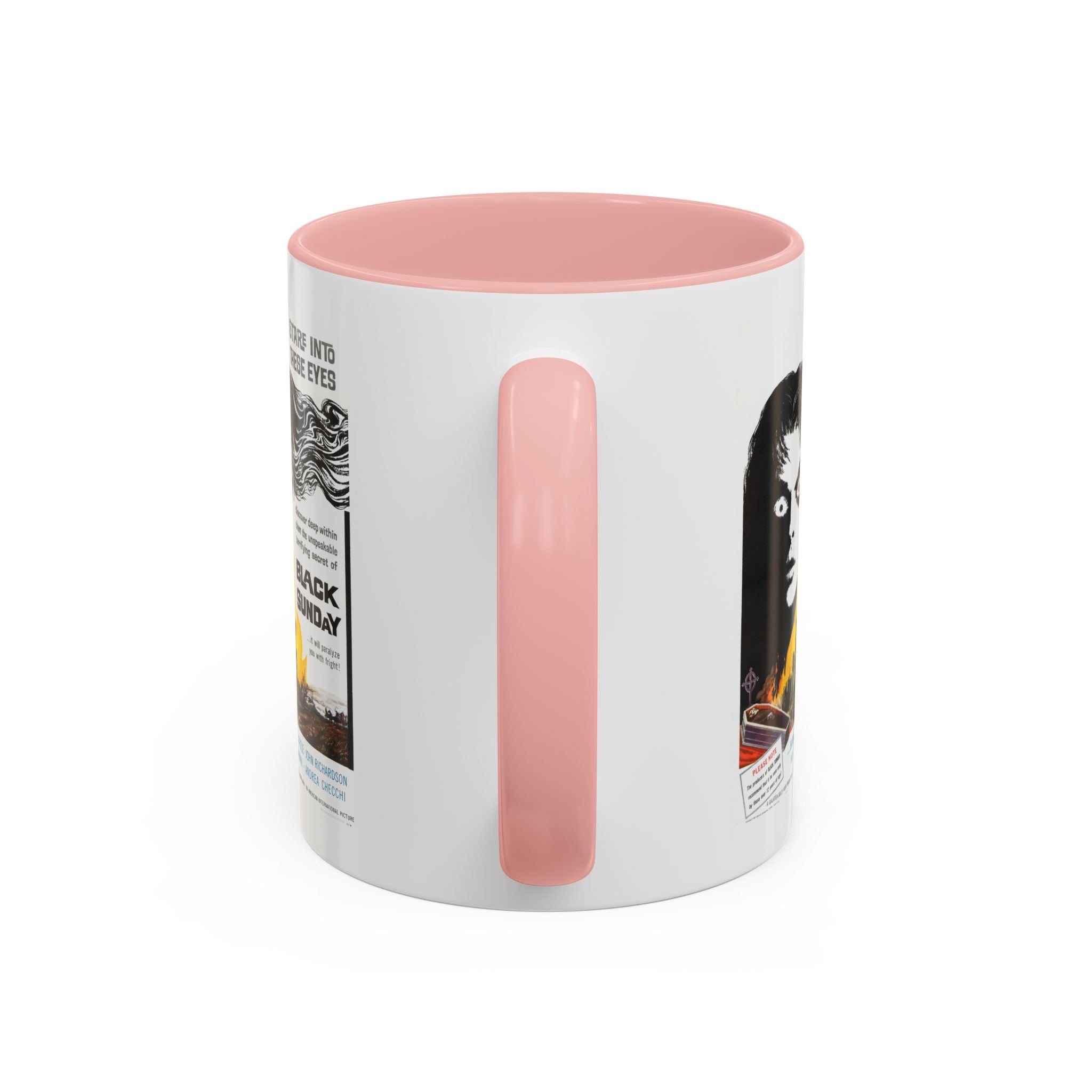 Cult Classic Movie Poster Art Accent Coffee Mug (11, 15oz) - Black Sunday 1960 - POPvault