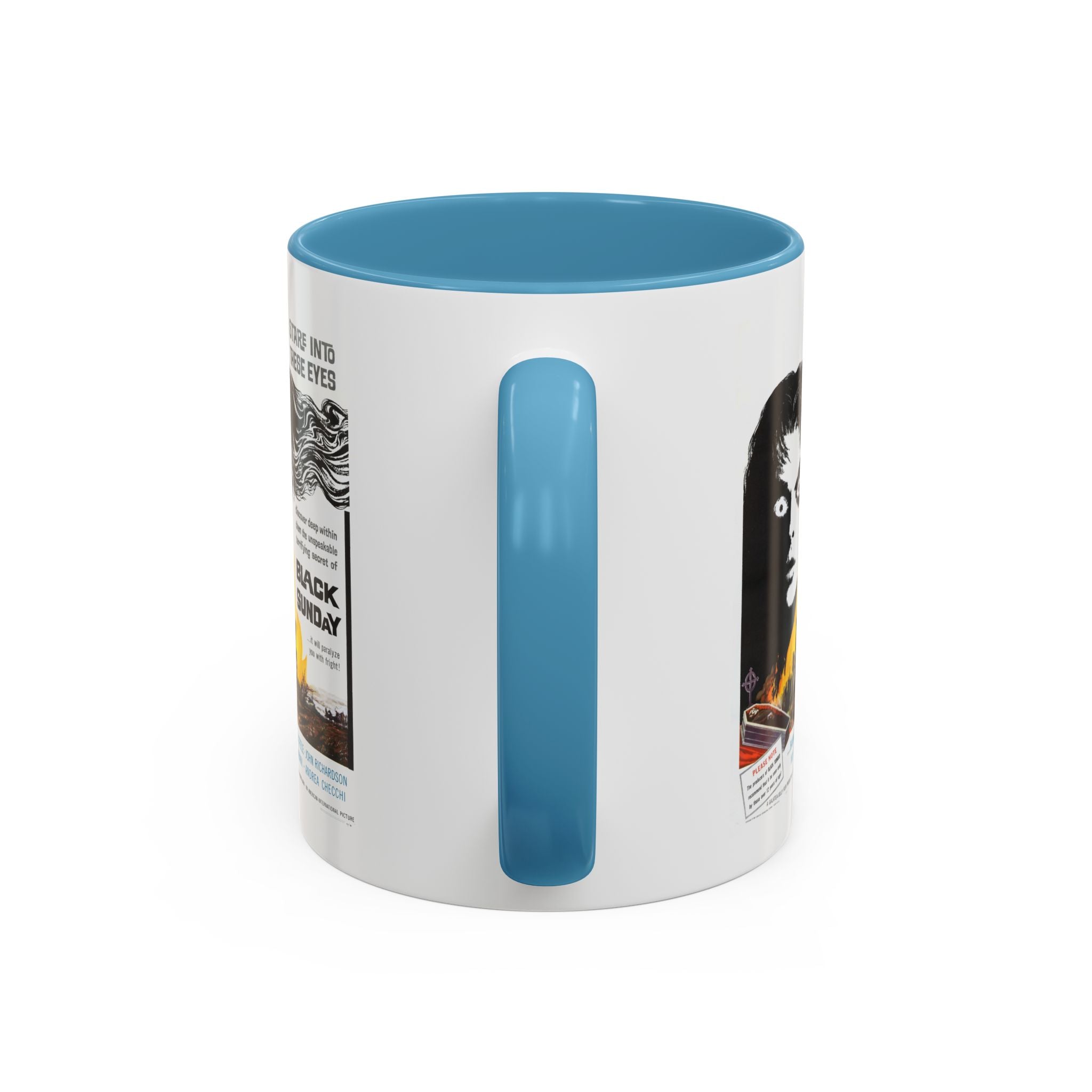 Cult Classic Movie Poster Art Accent Coffee Mug (11, 15oz) - Black Sunday 1960 - POPvault