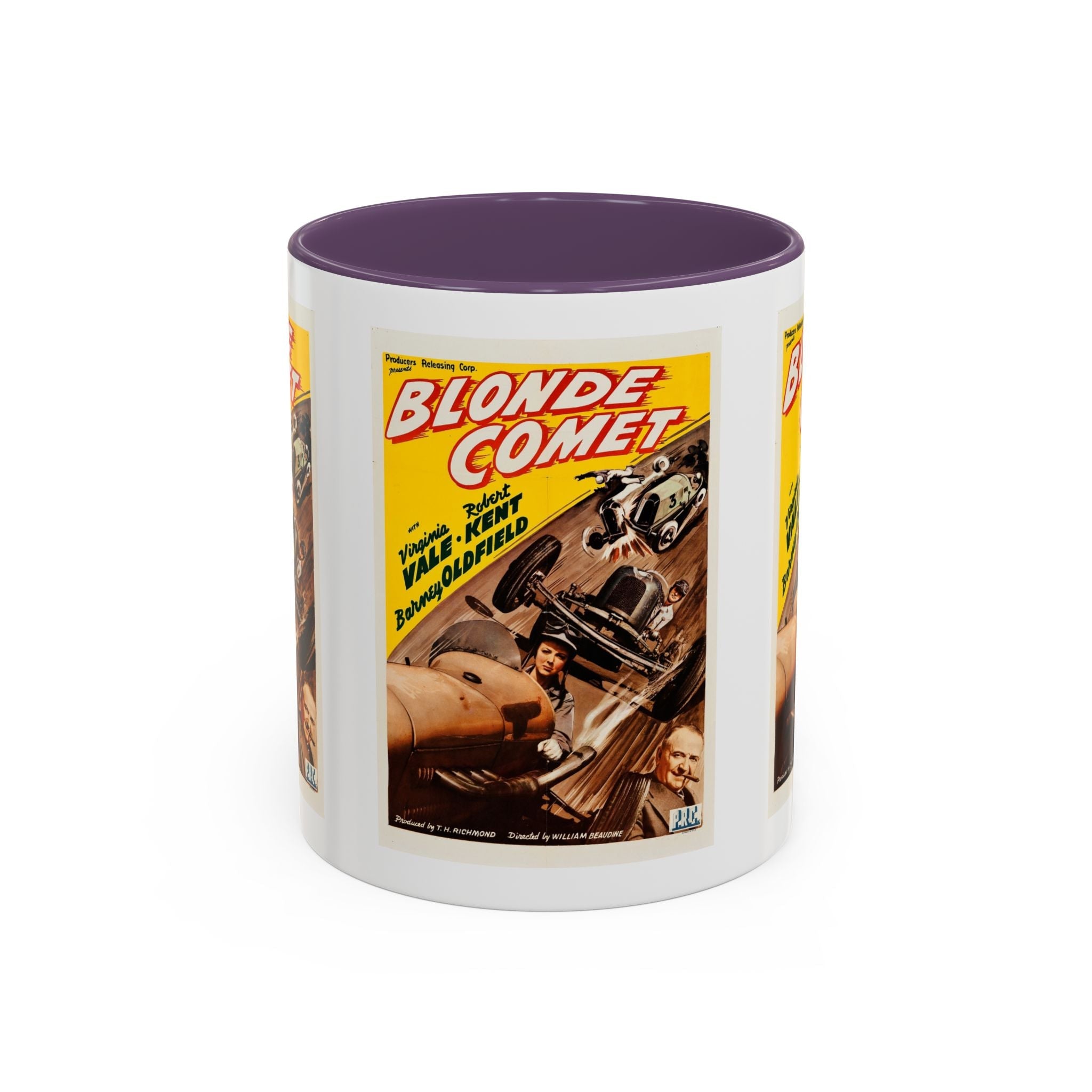 Cult Classic Movie Poster Art Accent Coffee Mug (11, 15oz) - Blonde Comet 1941 - POPvault