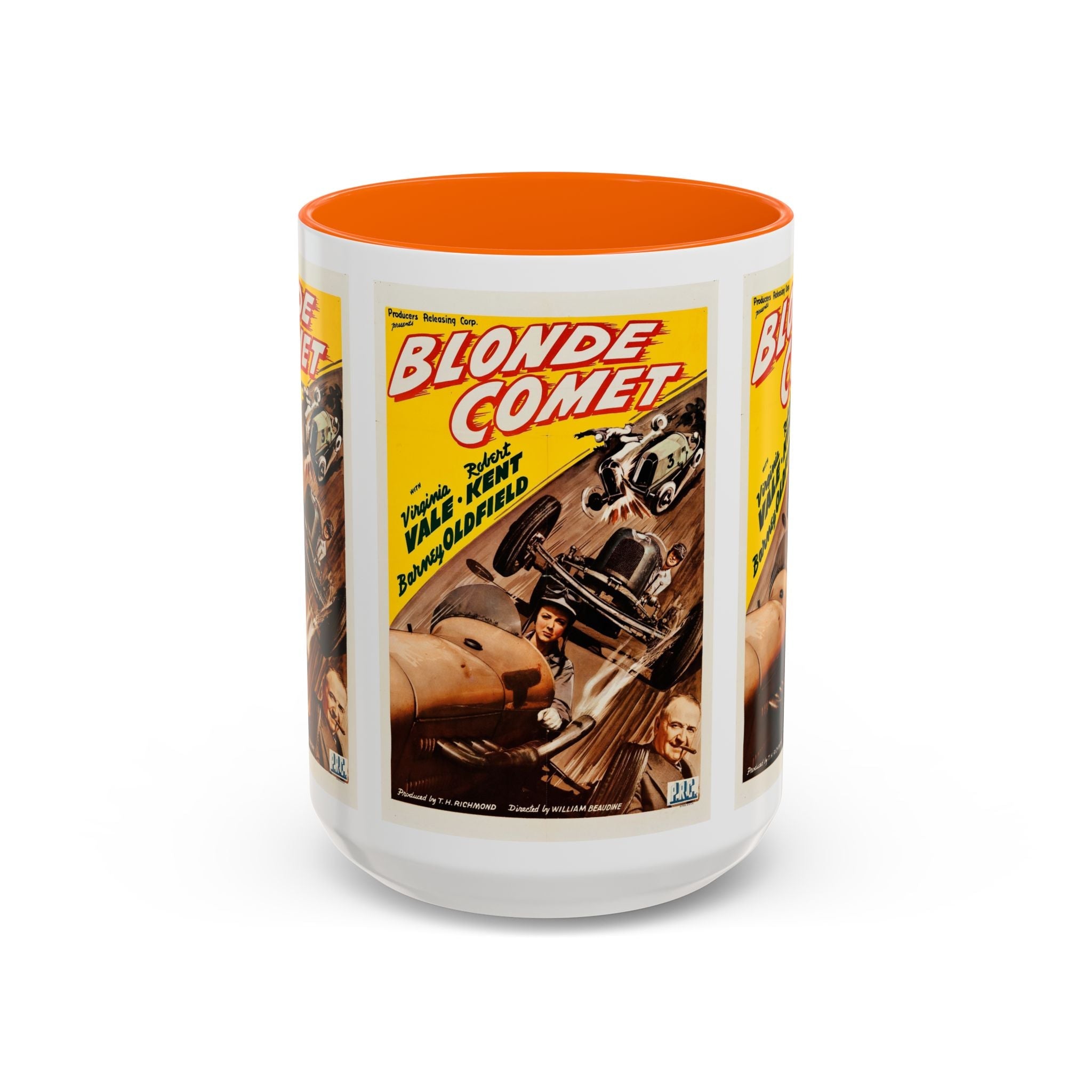 Cult Classic Movie Poster Art Accent Coffee Mug (11, 15oz) - Blonde Comet 1941 - POPvault