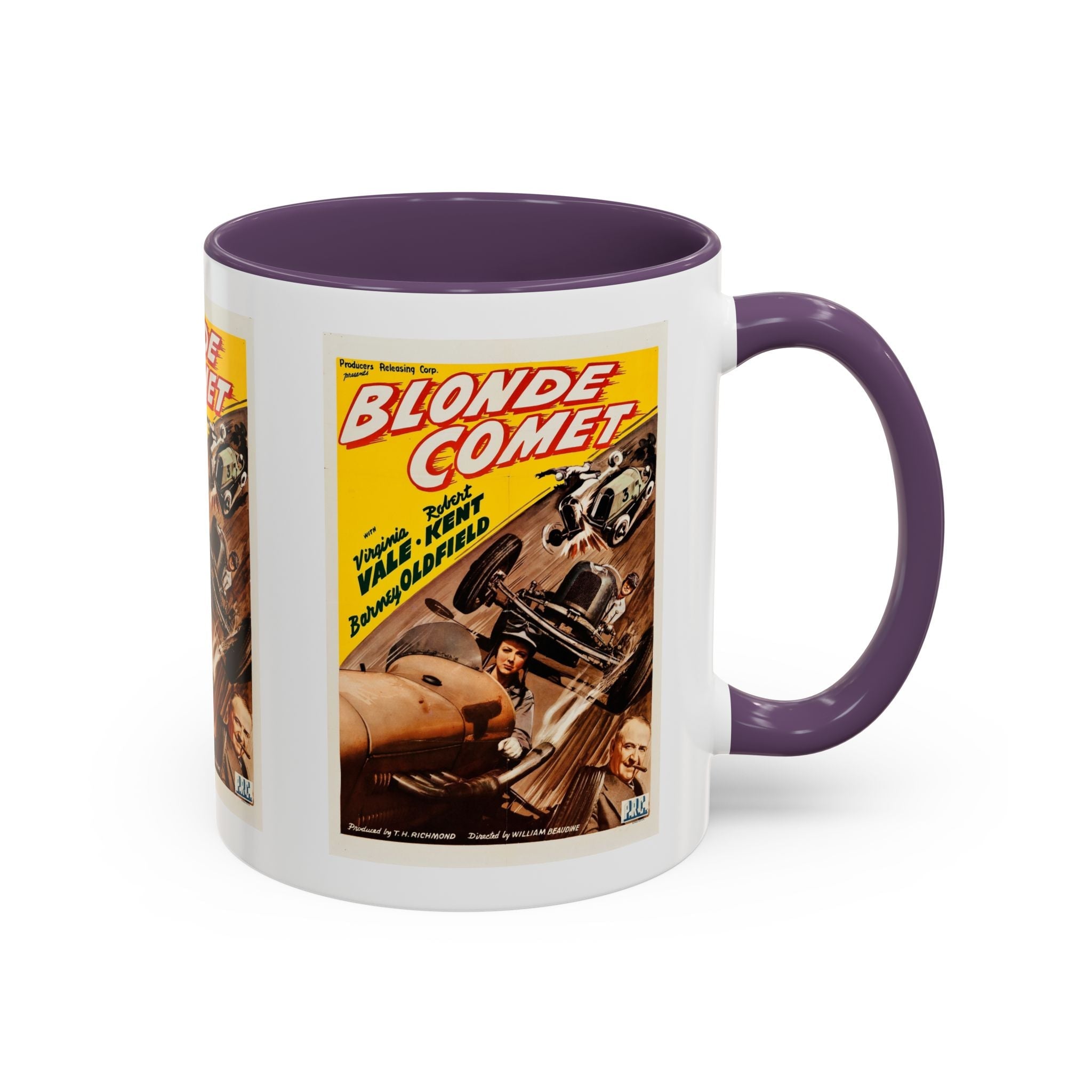 Cult Classic Movie Poster Art Accent Coffee Mug (11, 15oz) - Blonde Comet 1941 - POPvault