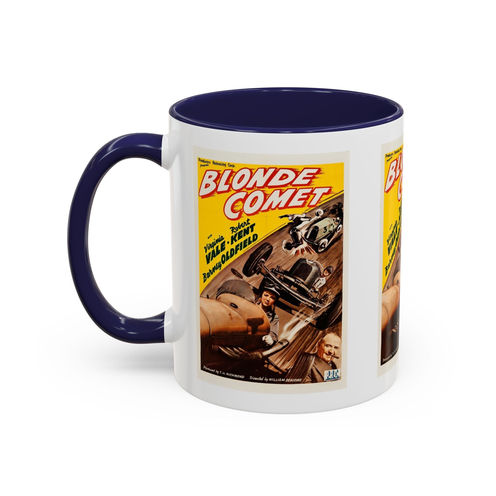 Cult Classic Movie Poster Art Accent Coffee Mug (11, 15oz) - Blonde Comet 1941 - POPvault