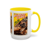 Cult Classic Movie Poster Art Accent Coffee Mug (11, 15oz) - Blonde Comet 1941 - POPvault