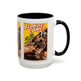 Cult Classic Movie Poster Art Accent Coffee Mug (11, 15oz) - Blonde Comet 1941 - POPvault