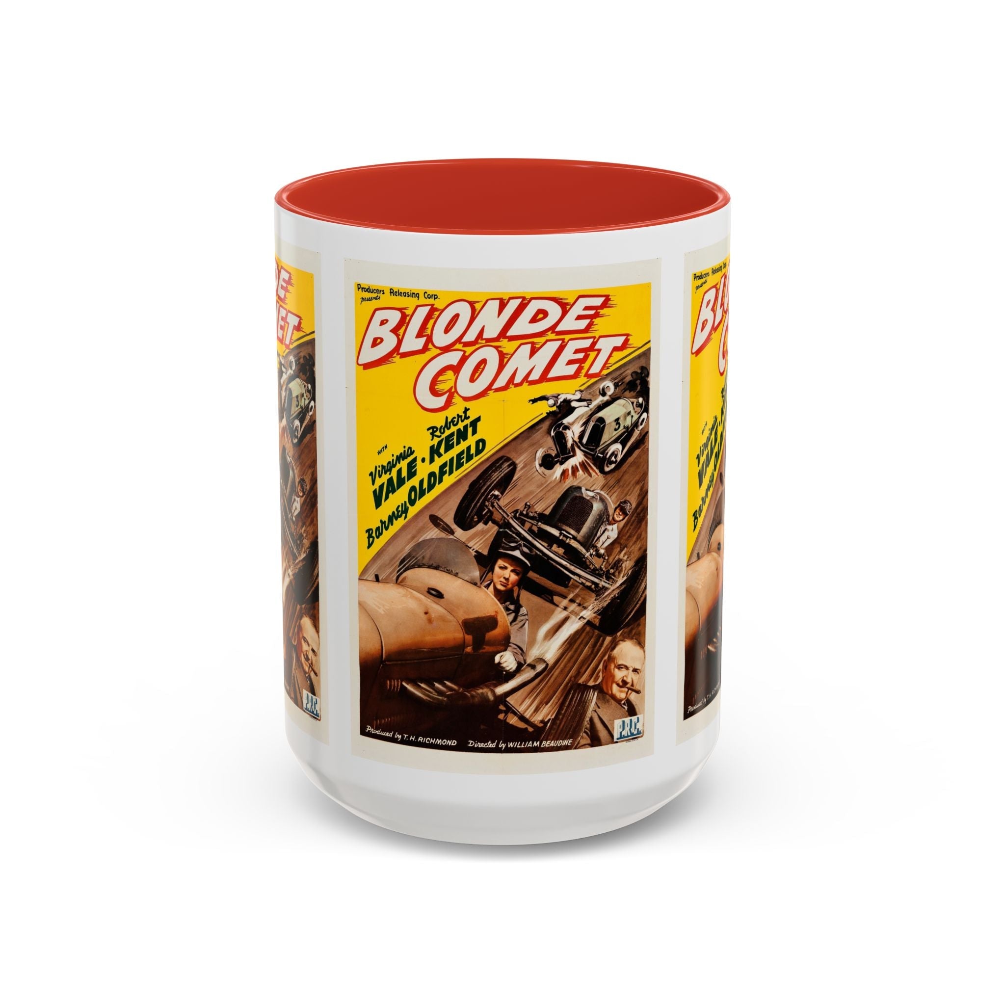 Cult Classic Movie Poster Art Accent Coffee Mug (11, 15oz) - Blonde Comet 1941 - POPvault