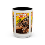 Cult Classic Movie Poster Art Accent Coffee Mug (11, 15oz) - Blonde Comet 1941 - POPvault