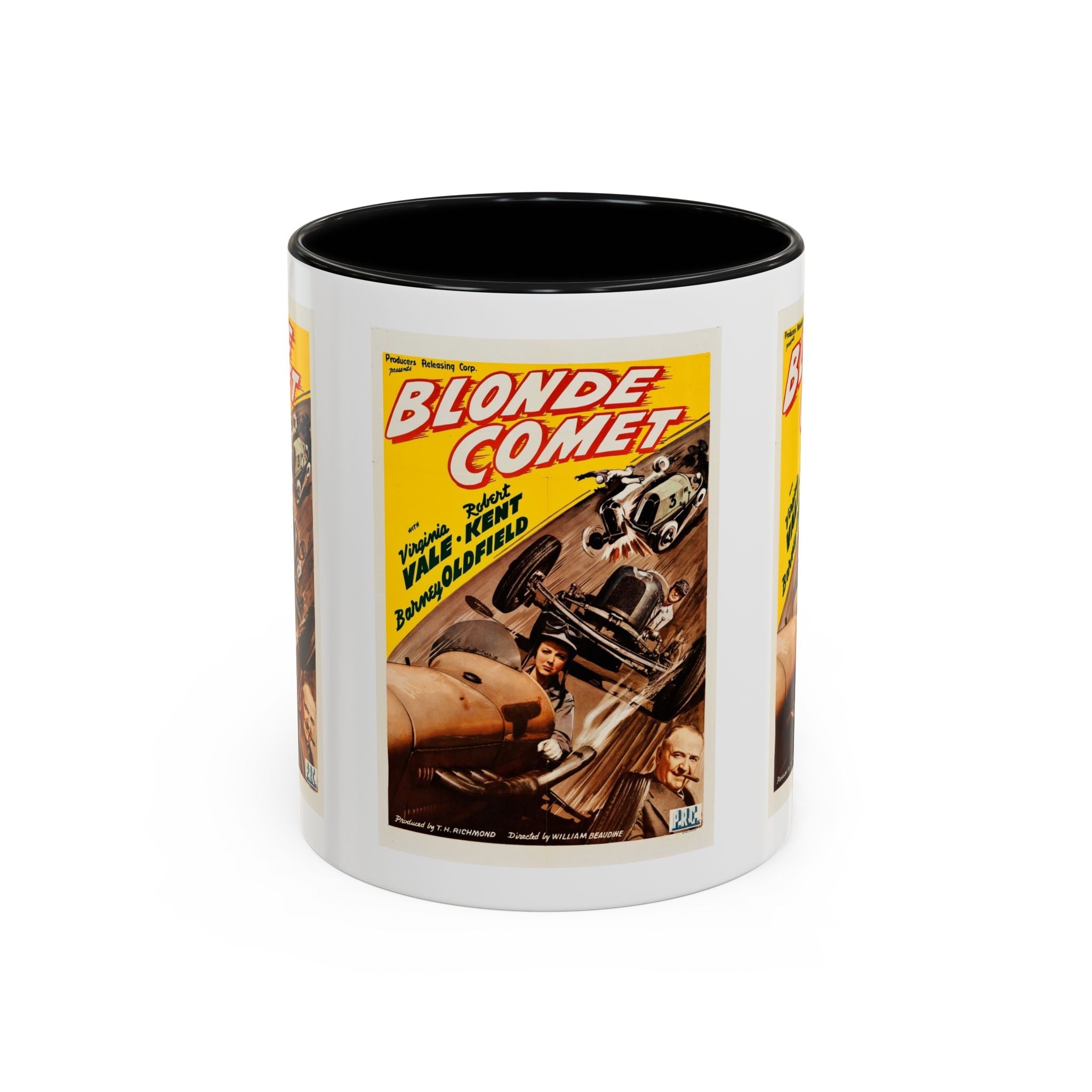 Cult Classic Movie Poster Art Accent Coffee Mug (11, 15oz) - Blonde Comet 1941 - POPvault