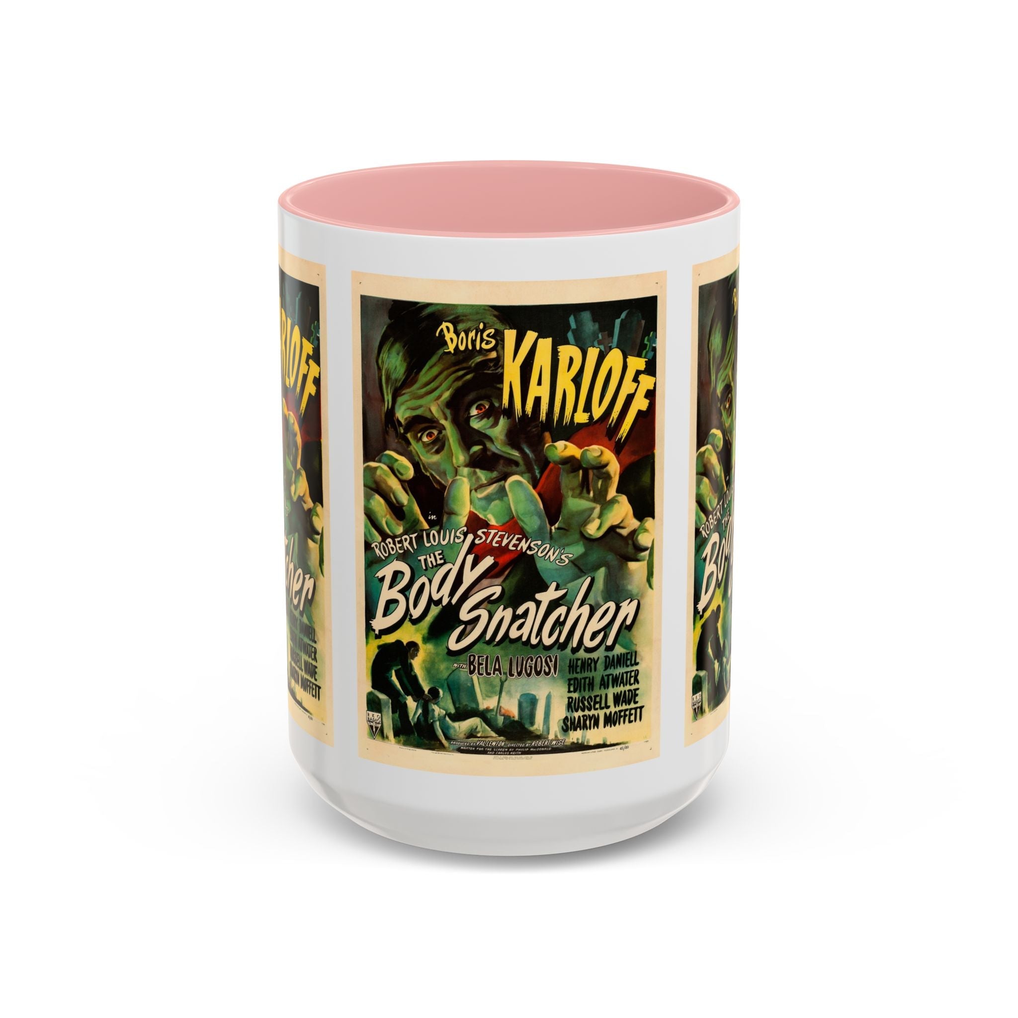 Cult Classic Movie Poster Art Accent Coffee Mug (11, 15oz) - Body Snatcher 1945 - POPvault