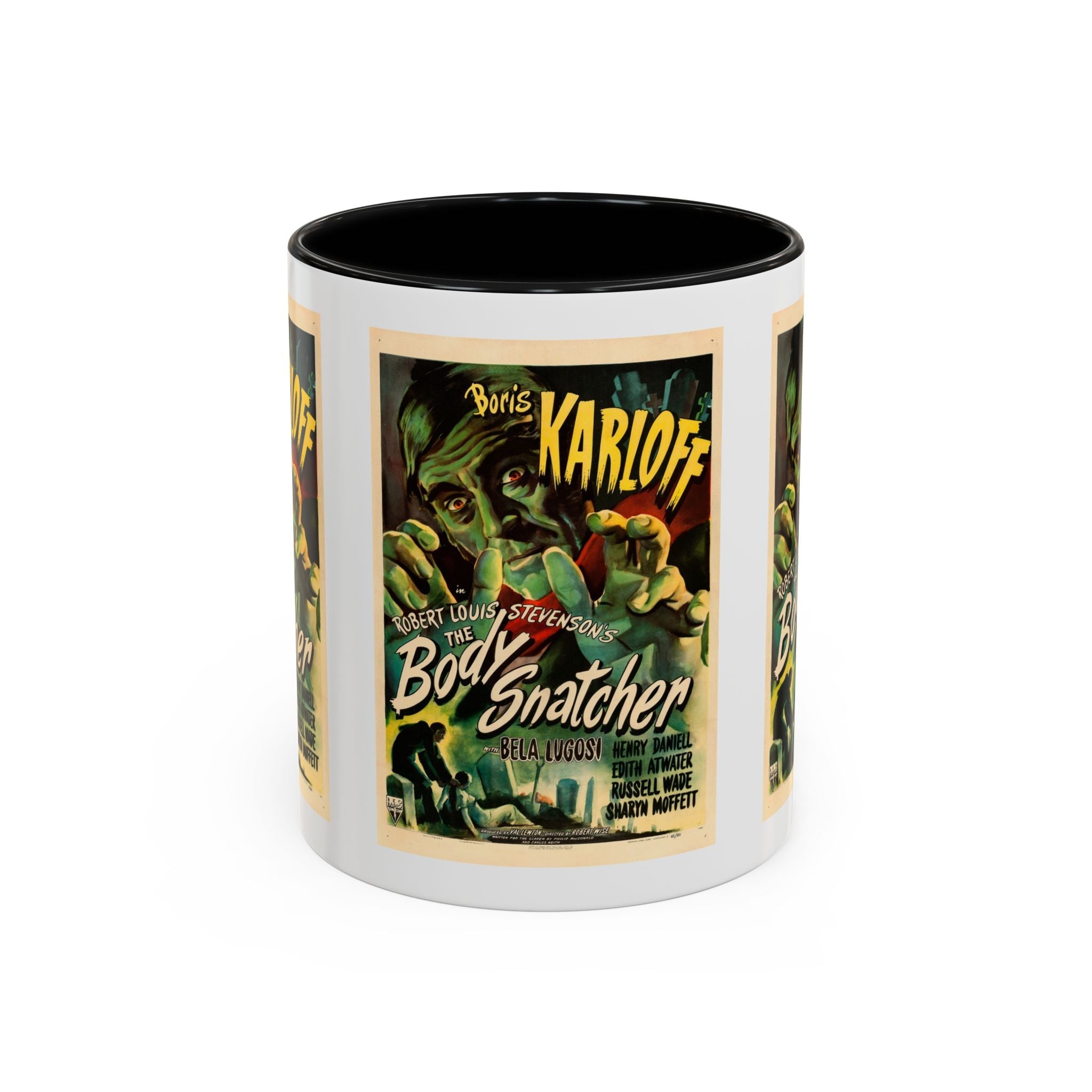 Cult Classic Movie Poster Art Accent Coffee Mug (11, 15oz) - Body Snatcher 1945 - POPvault