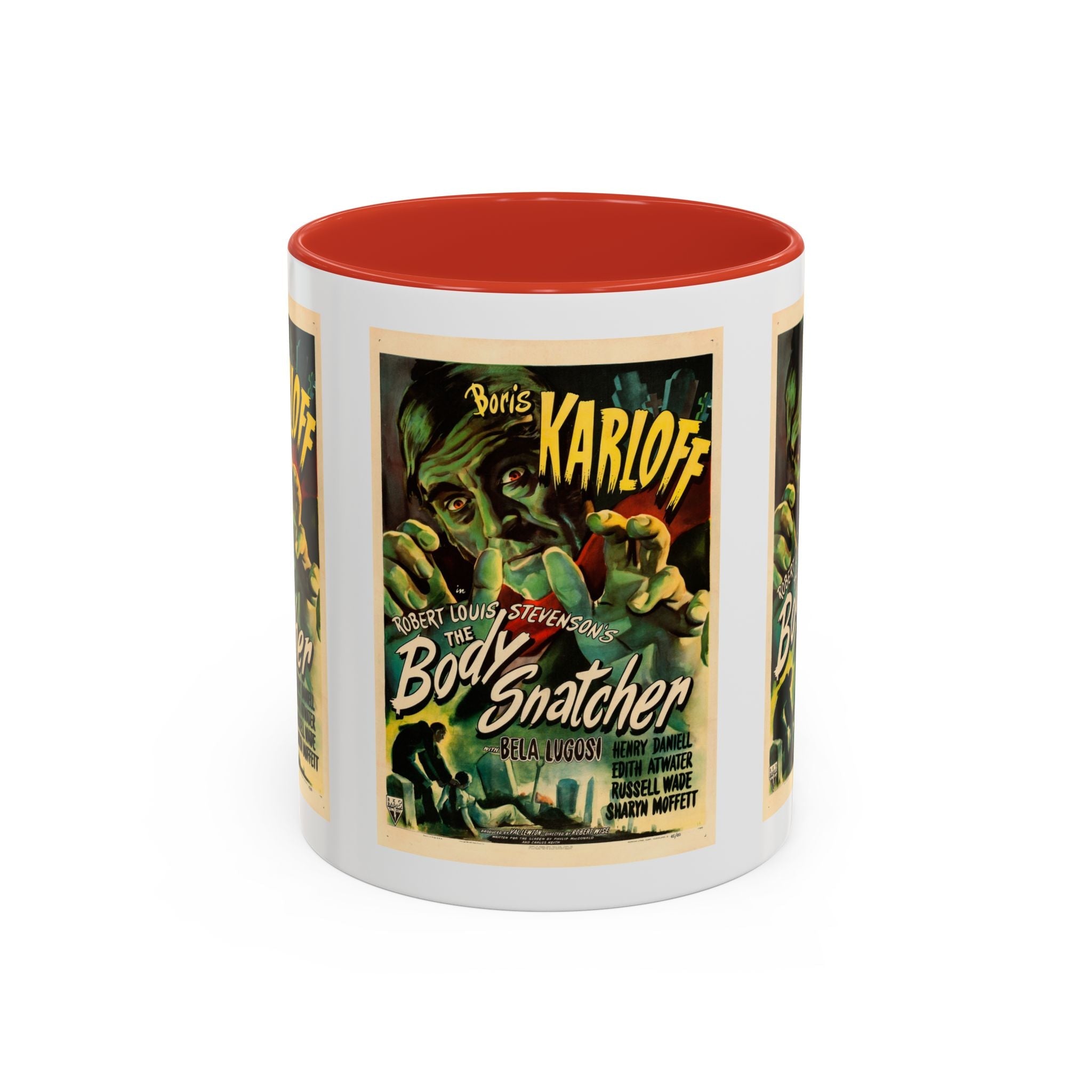 Cult Classic Movie Poster Art Accent Coffee Mug (11, 15oz) - Body Snatcher 1945 - POPvault
