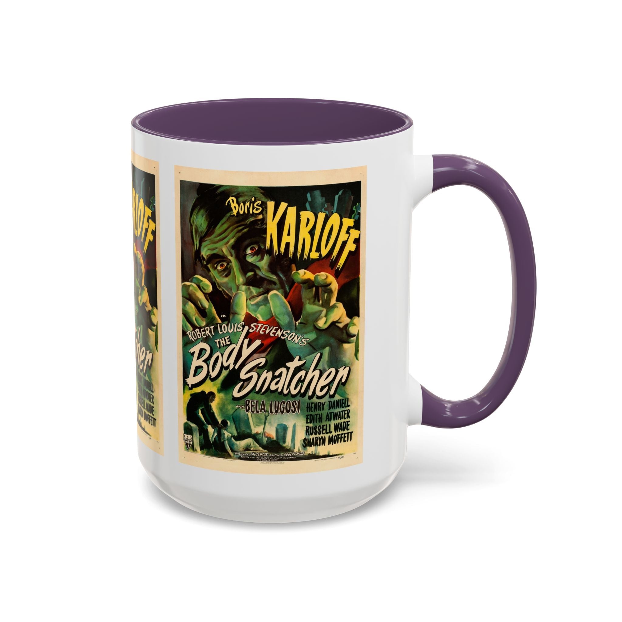 Cult Classic Movie Poster Art Accent Coffee Mug (11, 15oz) - Body Snatcher 1945 - POPvault