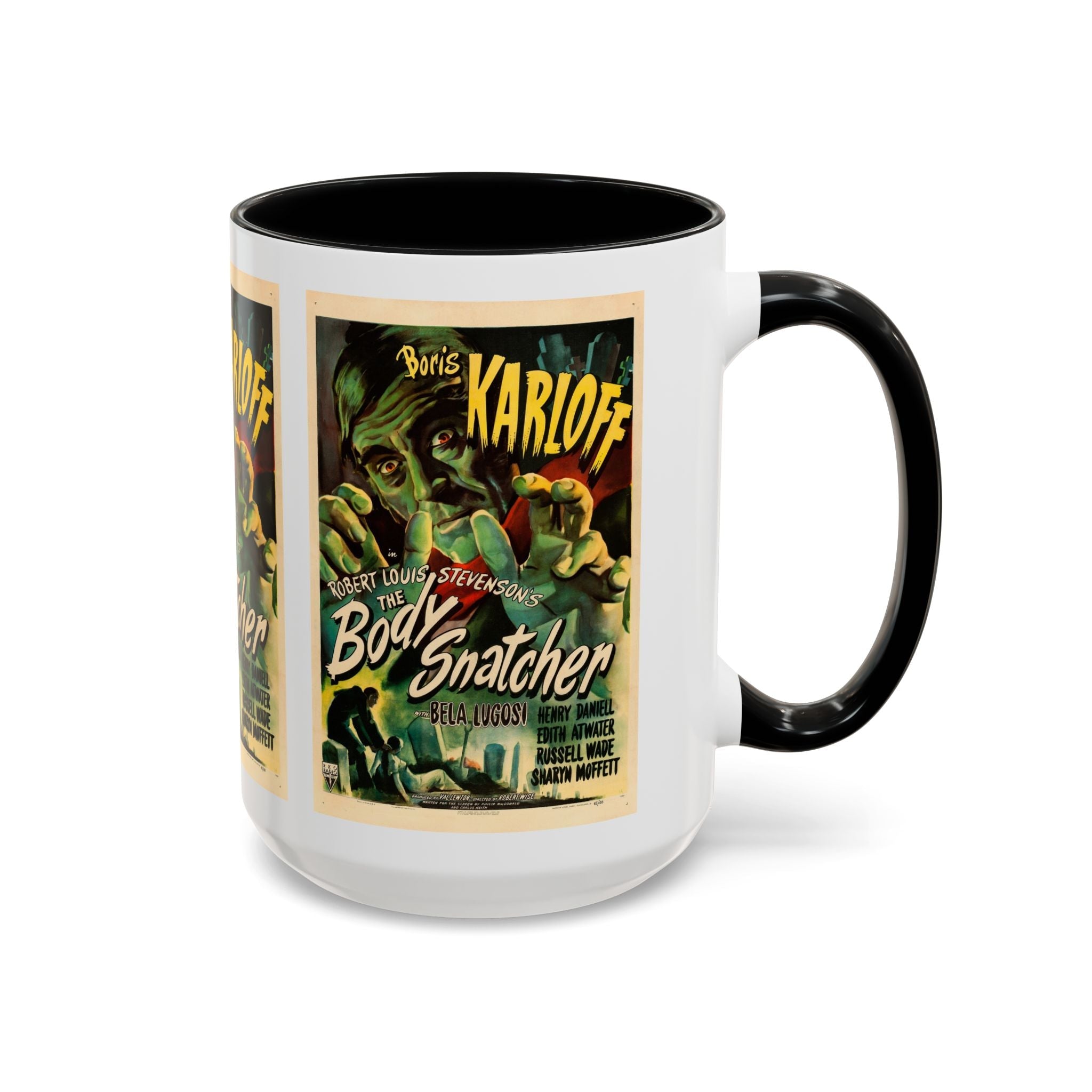 Cult Classic Movie Poster Art Accent Coffee Mug (11, 15oz) - Body Snatcher 1945 - POPvault