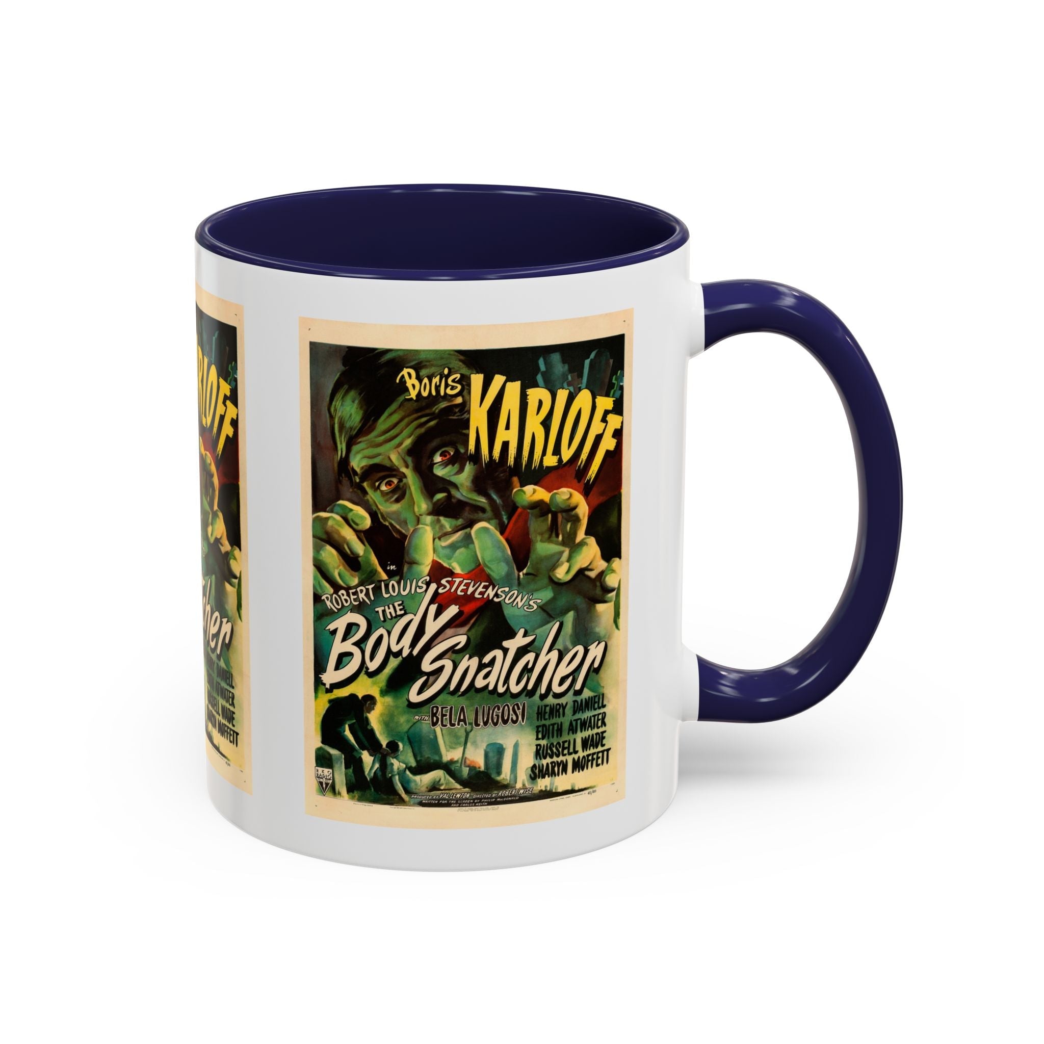 Cult Classic Movie Poster Art Accent Coffee Mug (11, 15oz) - Body Snatcher 1945 - POPvault