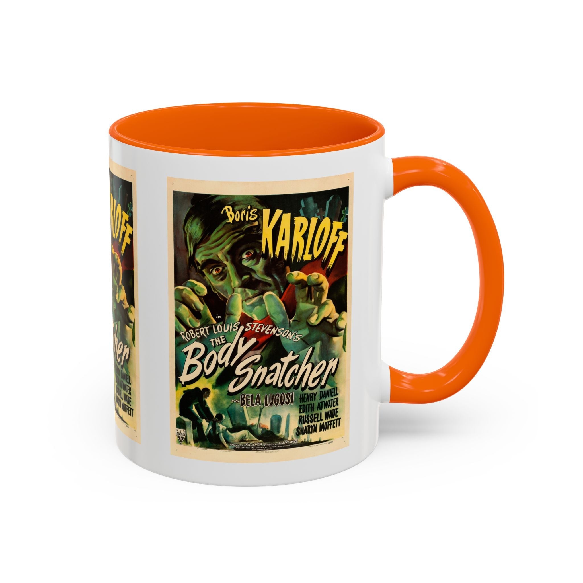 Cult Classic Movie Poster Art Accent Coffee Mug (11, 15oz) - Body Snatcher 1945 - POPvault