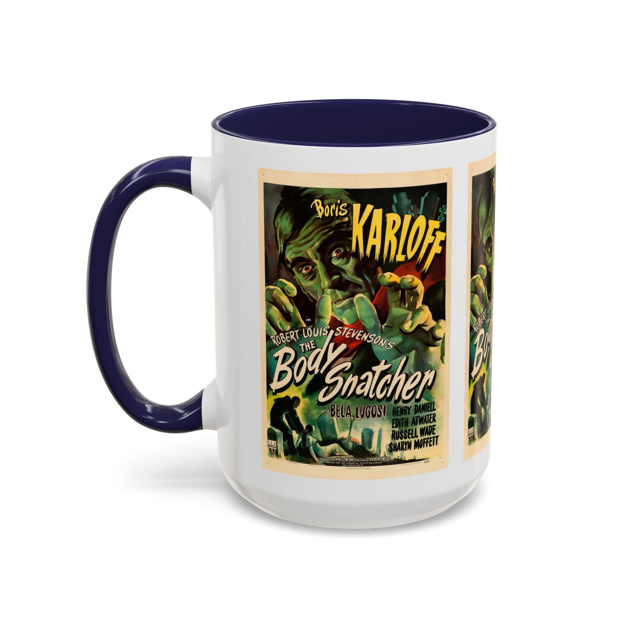 Cult Classic Movie Poster Art Accent Coffee Mug (11, 15oz) - Body Snatcher 1945 - POPvault