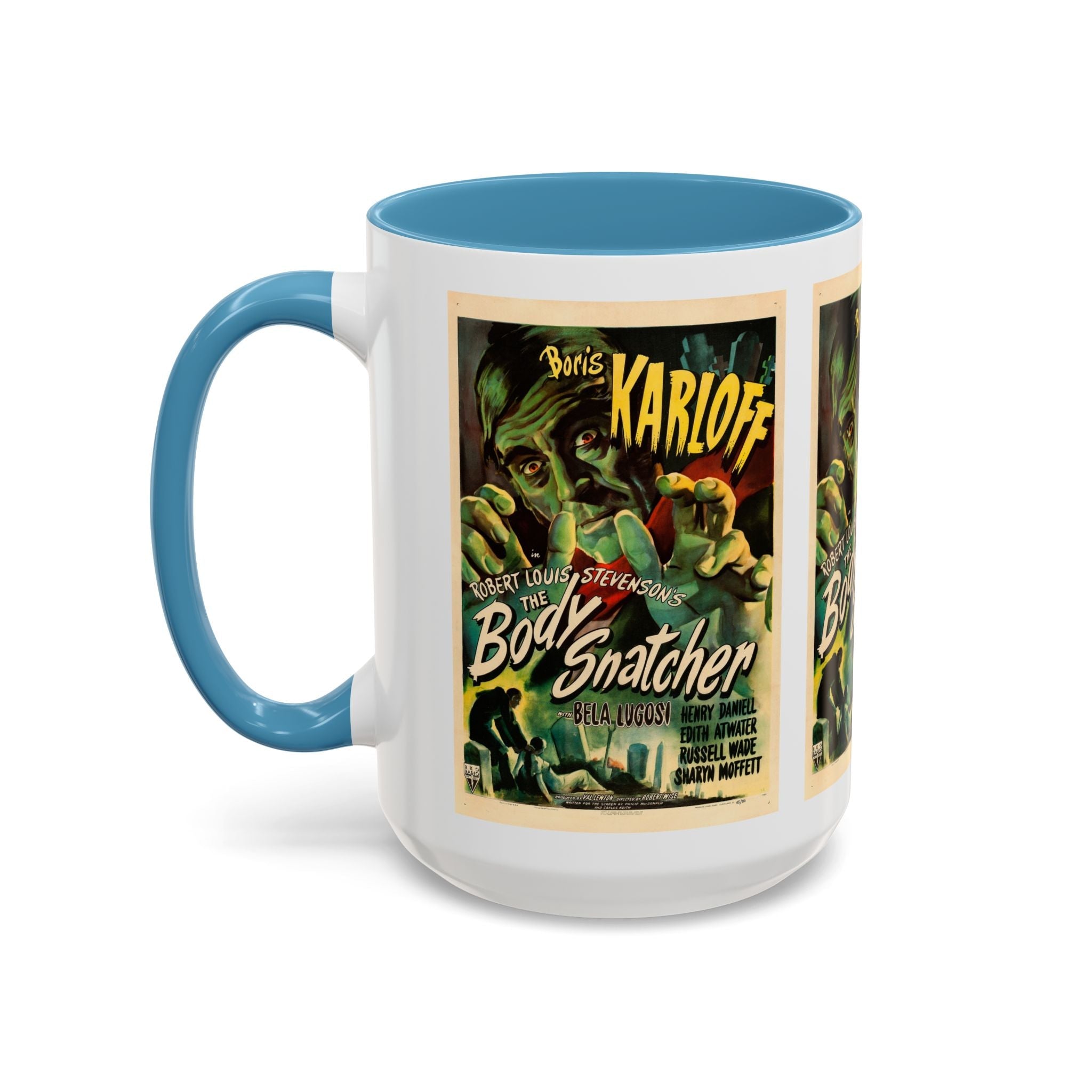 Cult Classic Movie Poster Art Accent Coffee Mug (11, 15oz) - Body Snatcher 1945 - POPvault