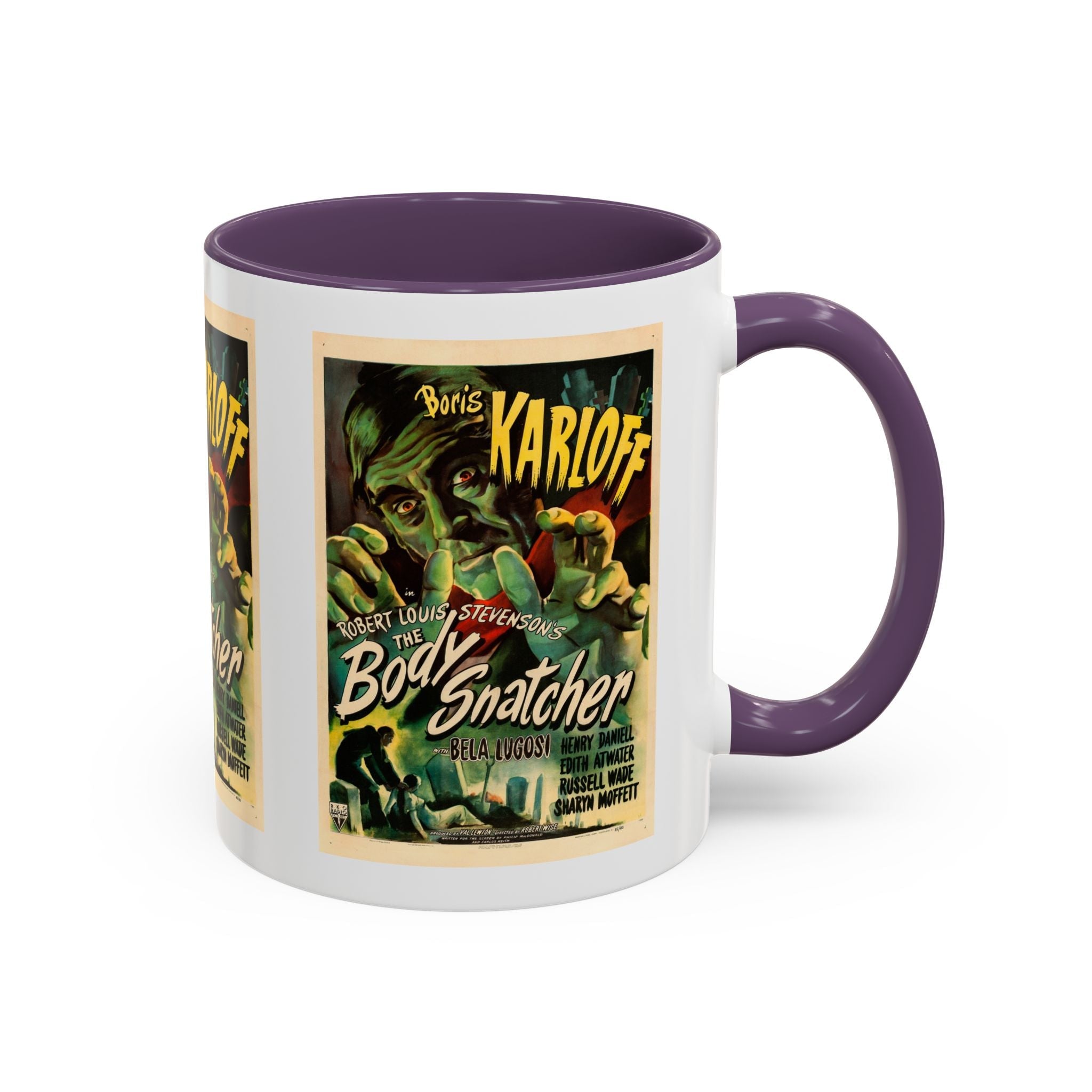 Cult Classic Movie Poster Art Accent Coffee Mug (11, 15oz) - Body Snatcher 1945 - POPvault