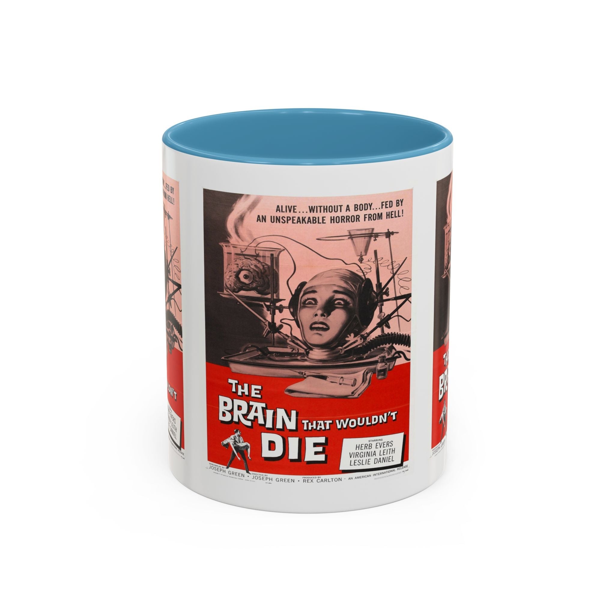 Cult Classic Movie Poster Art Accent Coffee Mug (11, 15oz) - Brain That Wouldn't Die 1962 - POPvault