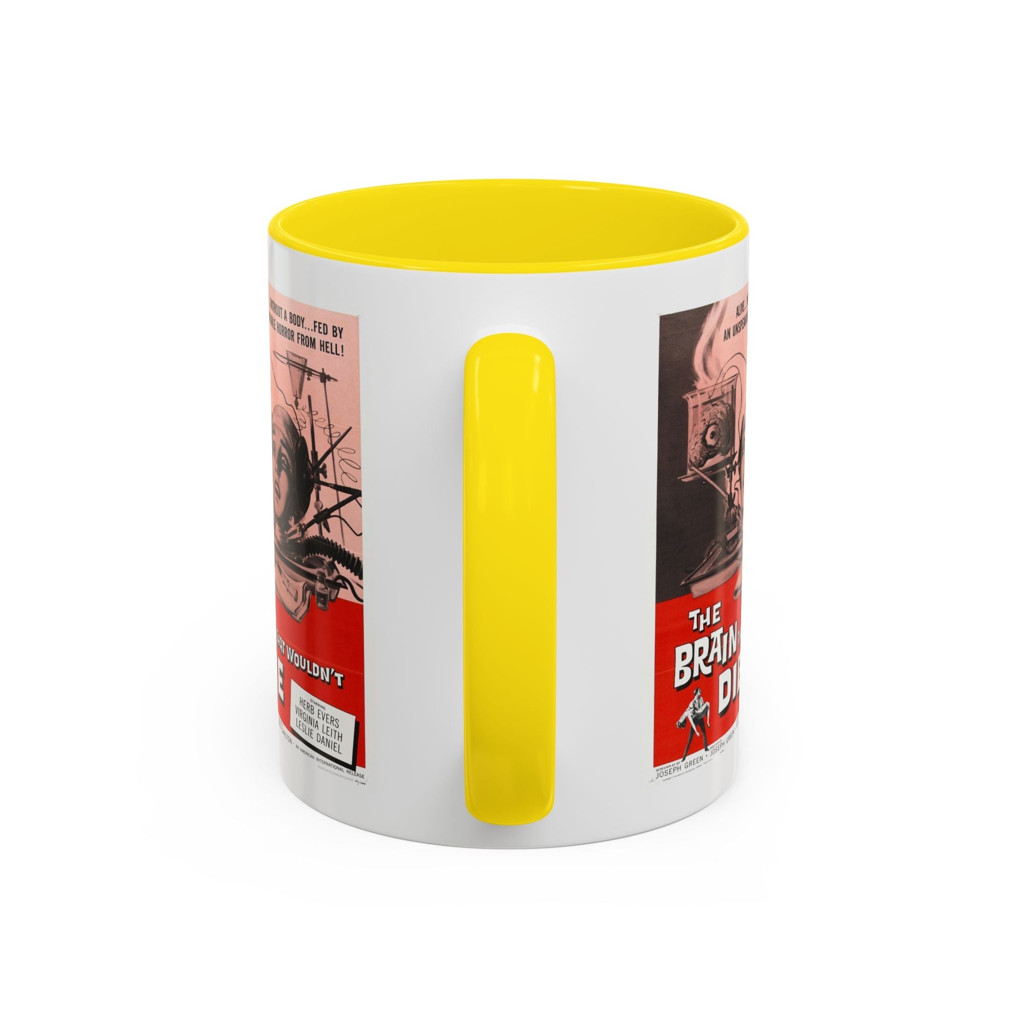 Cult Classic Movie Poster Art Accent Coffee Mug (11, 15oz) - Brain That Wouldn't Die 1962 - POPvault