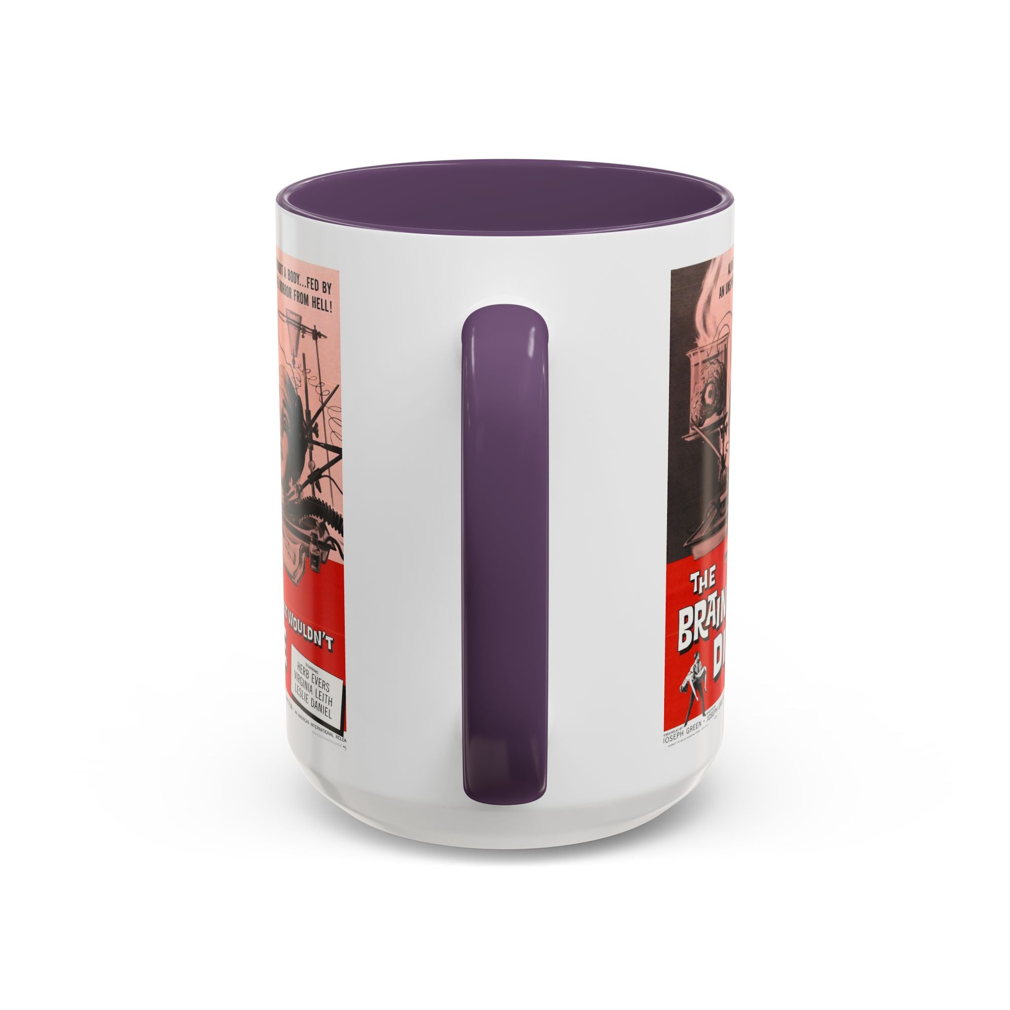Cult Classic Movie Poster Art Accent Coffee Mug (11, 15oz) - Brain That Wouldn't Die 1962 - POPvault