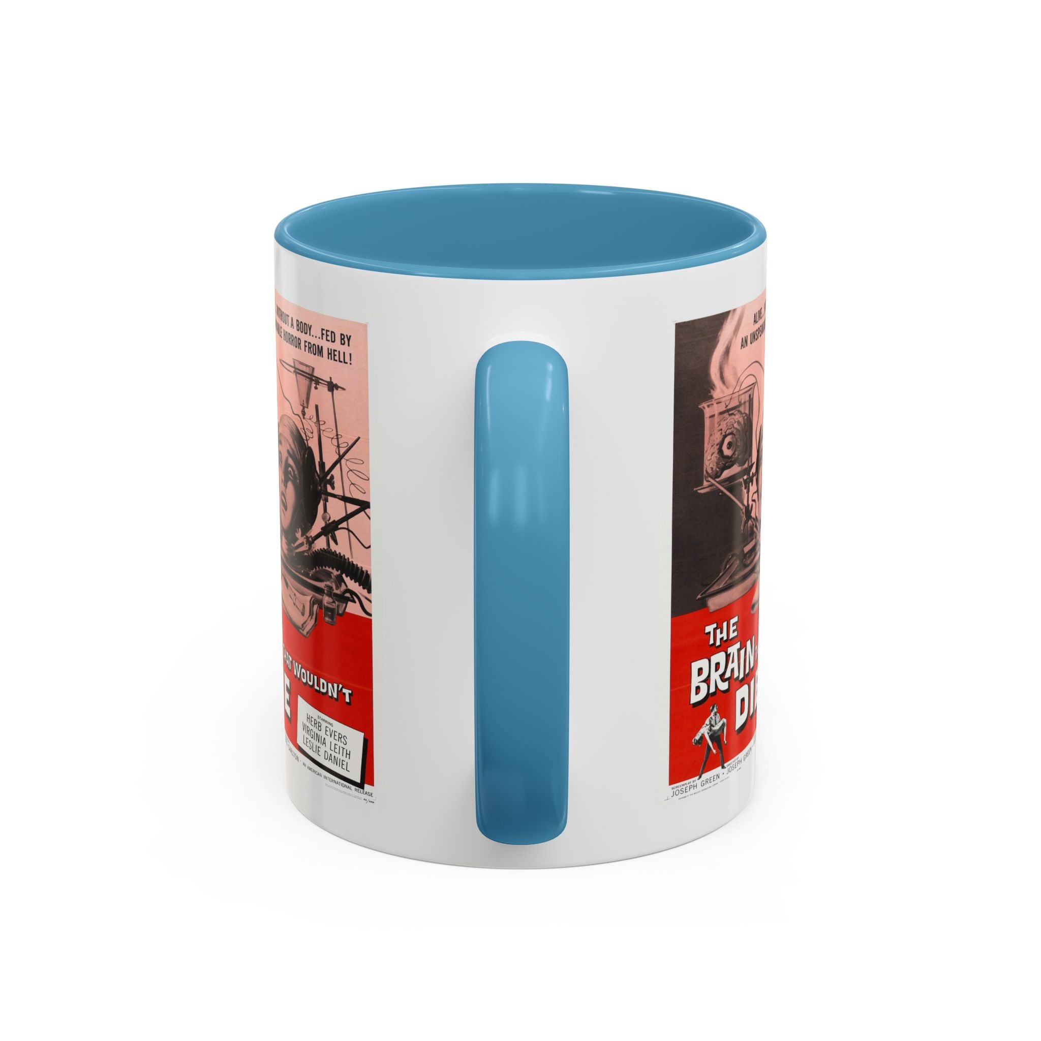 Cult Classic Movie Poster Art Accent Coffee Mug (11, 15oz) - Brain That Wouldn't Die 1962 - POPvault
