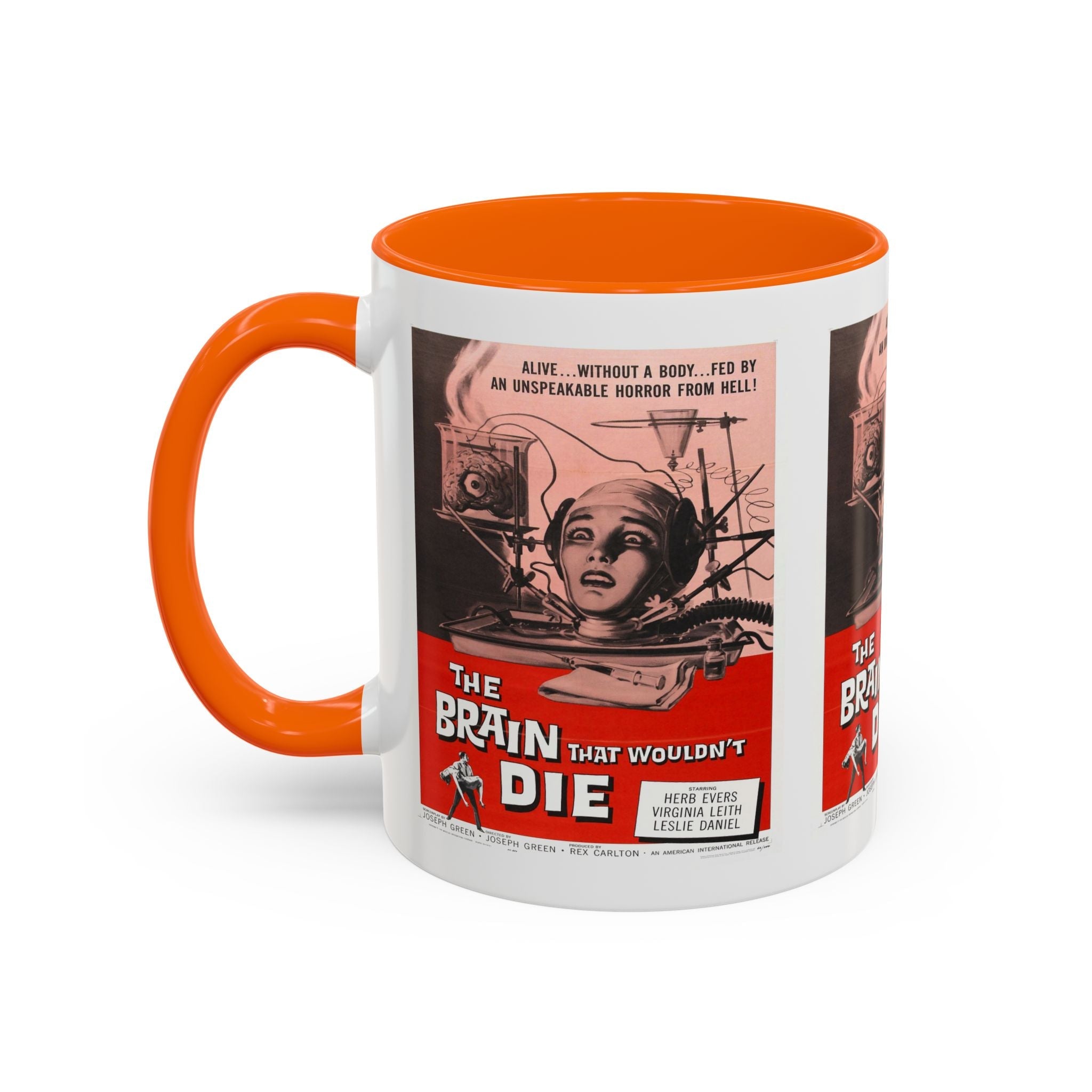 Cult Classic Movie Poster Art Accent Coffee Mug (11, 15oz) - Brain That Wouldn't Die 1962 - POPvault