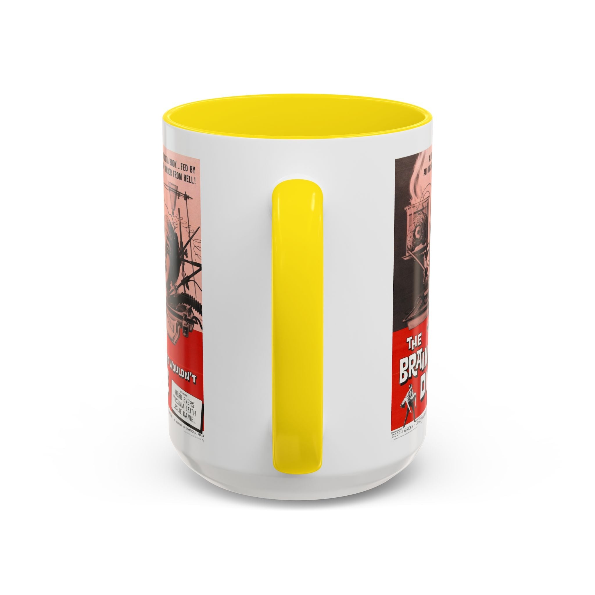 Cult Classic Movie Poster Art Accent Coffee Mug (11, 15oz) - Brain That Wouldn't Die 1962 - POPvault