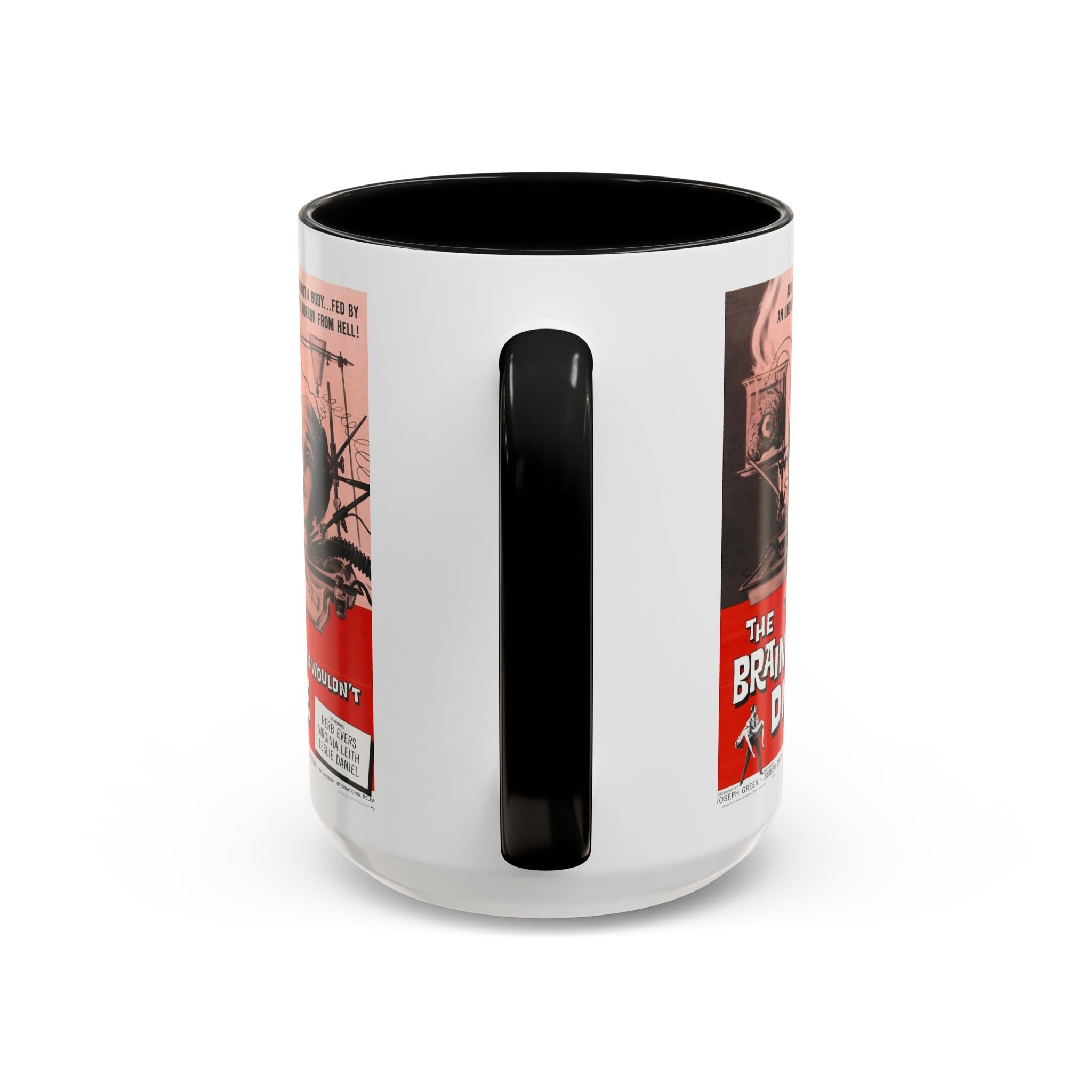 Cult Classic Movie Poster Art Accent Coffee Mug (11, 15oz) - Brain That Wouldn't Die 1962 - POPvault
