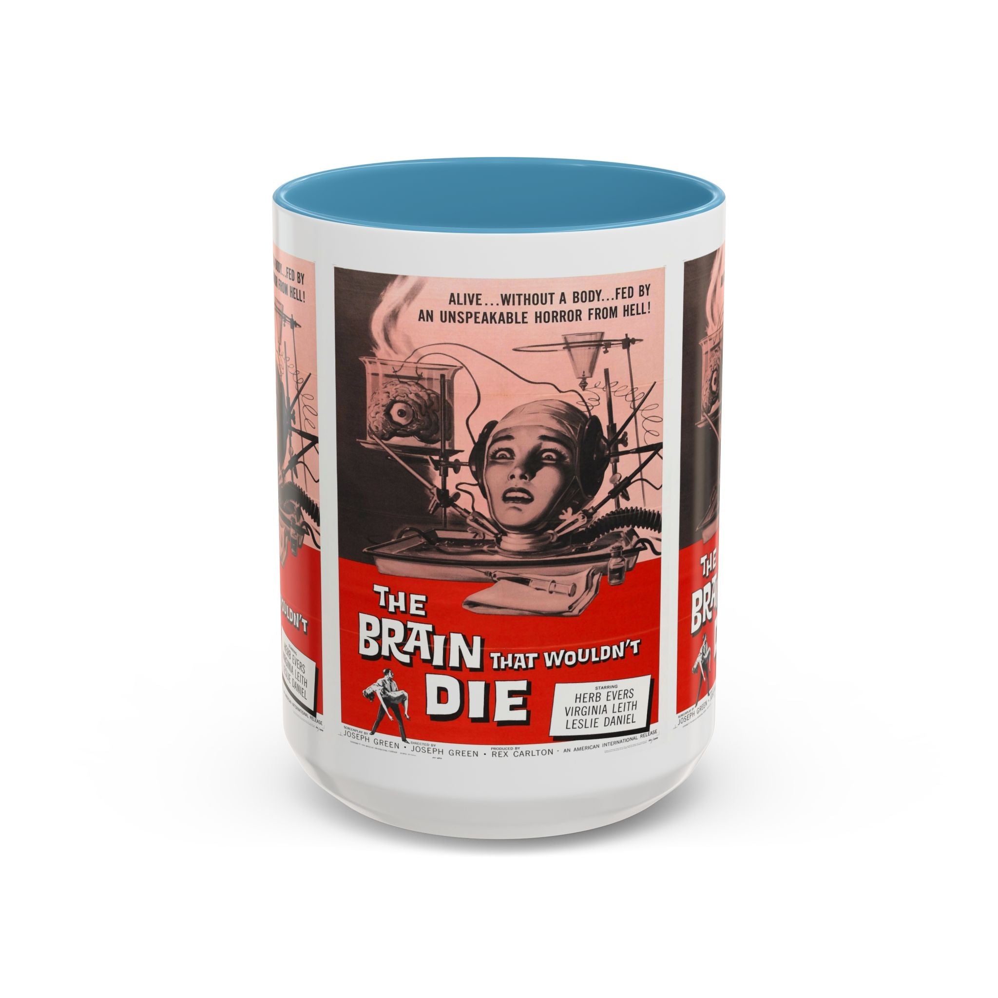 Cult Classic Movie Poster Art Accent Coffee Mug (11, 15oz) - Brain That Wouldn't Die 1962 - POPvault
