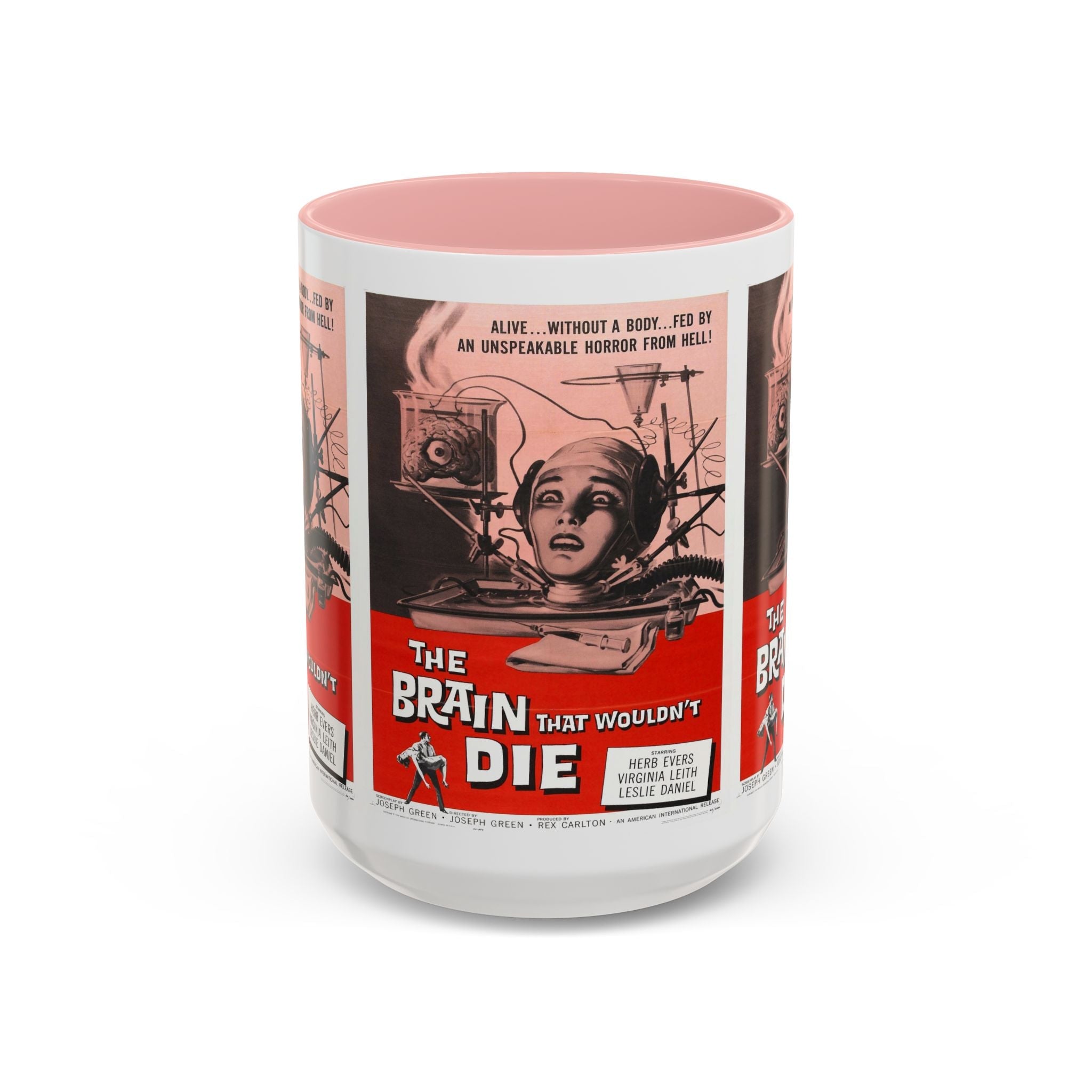Cult Classic Movie Poster Art Accent Coffee Mug (11, 15oz) - Brain That Wouldn't Die 1962 - POPvault