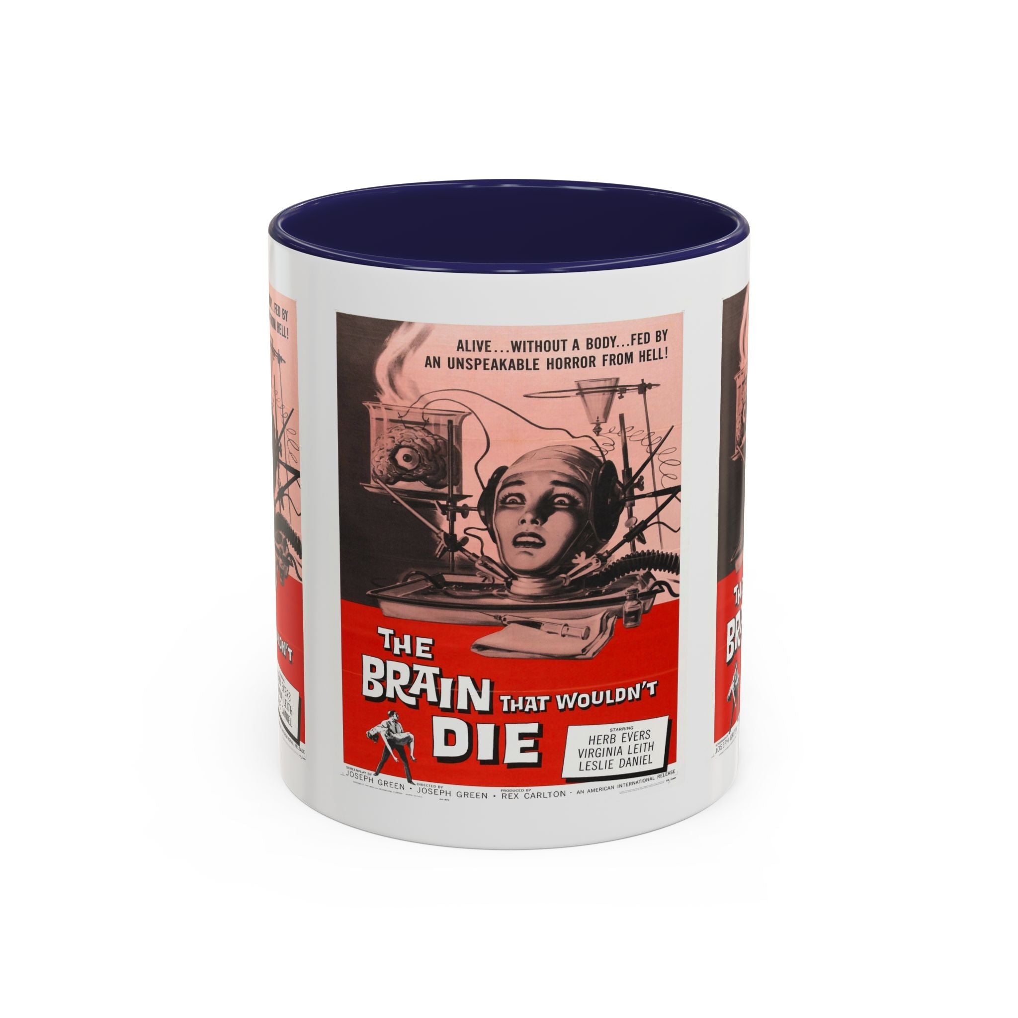Cult Classic Movie Poster Art Accent Coffee Mug (11, 15oz) - Brain That Wouldn't Die 1962 - POPvault