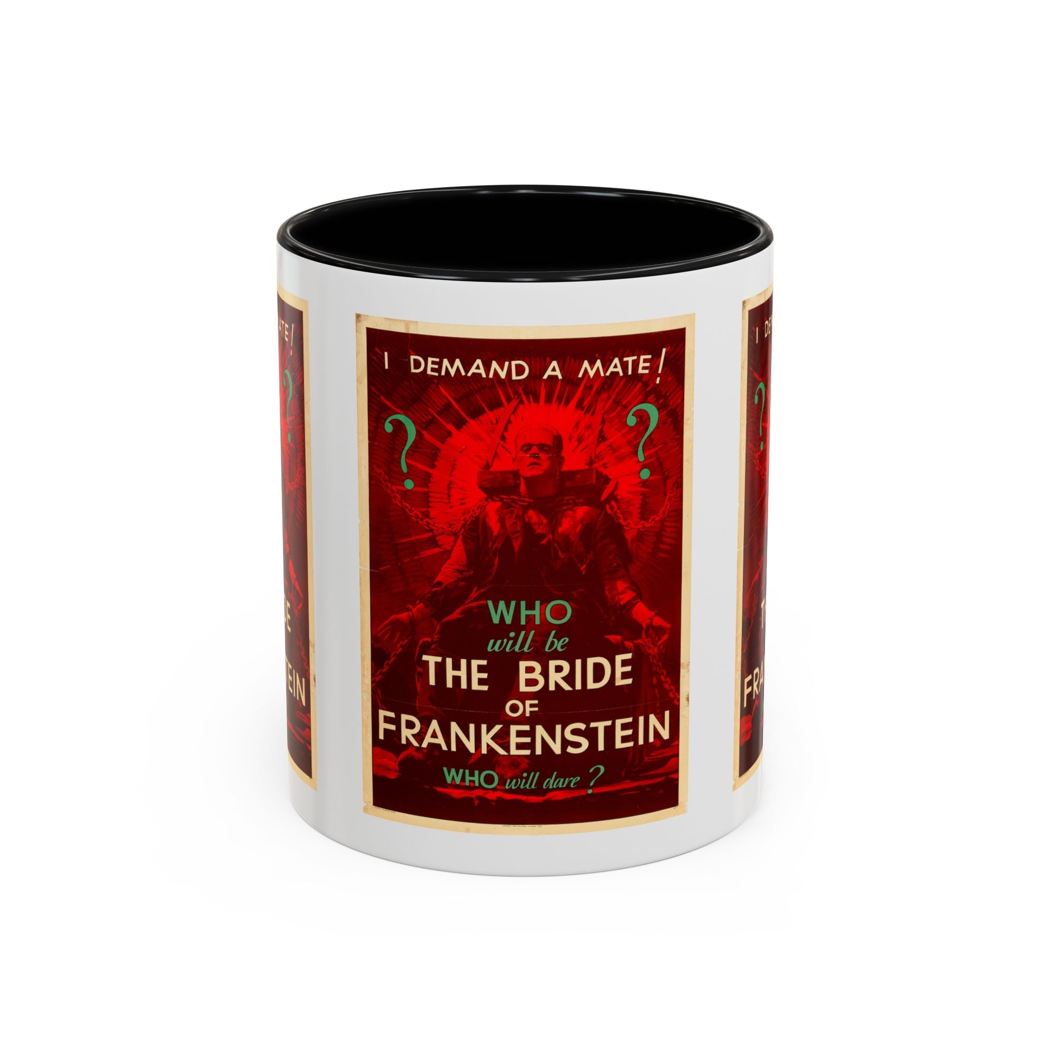 Cult Classic Movie Poster Art Accent Coffee Mug (11, 15oz) - Bride Of Frankenstein 1935 - POPvault