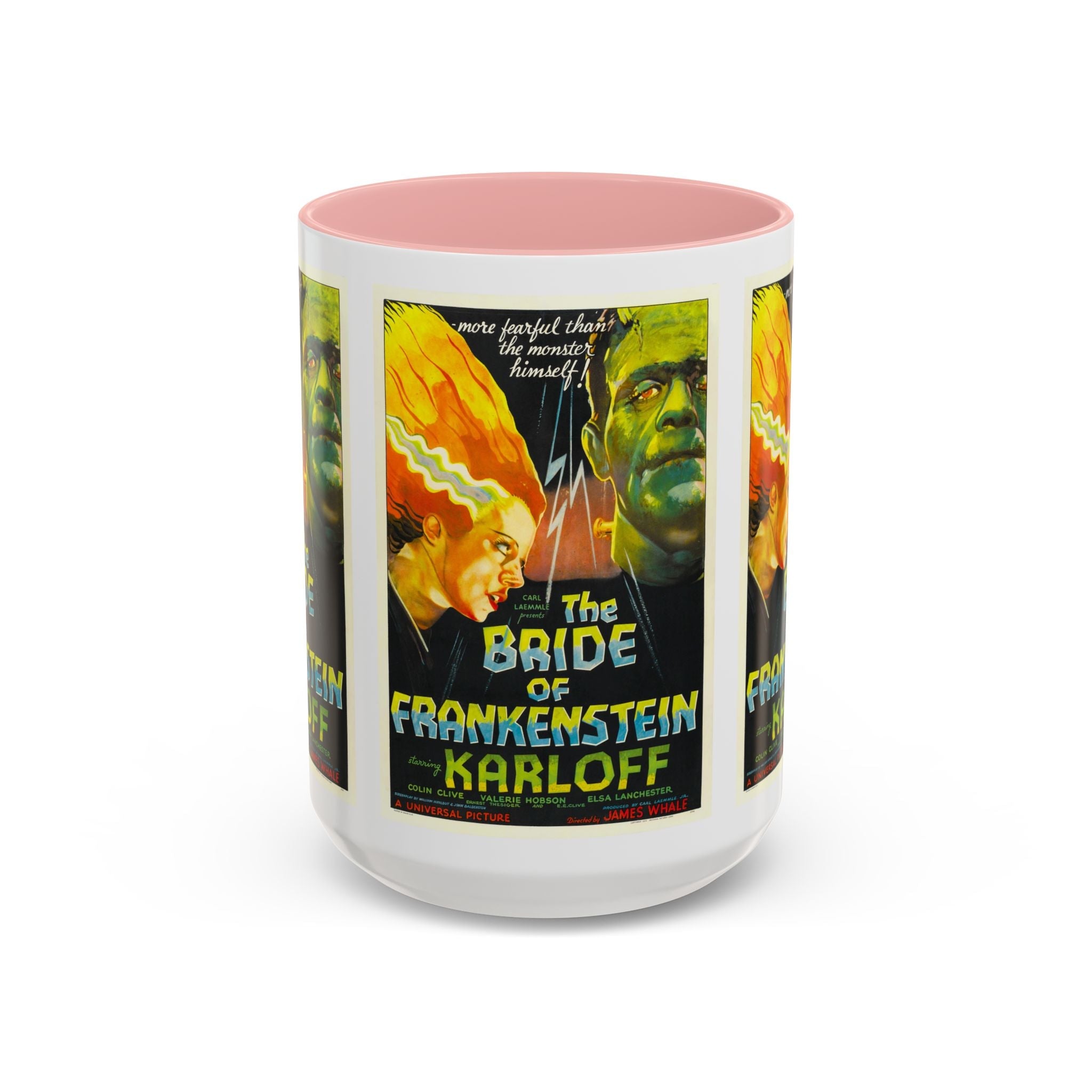 Cult Classic Movie Poster Art Accent Coffee Mug (11, 15oz) - Bride Of Frankenstein 1935 - POPvault