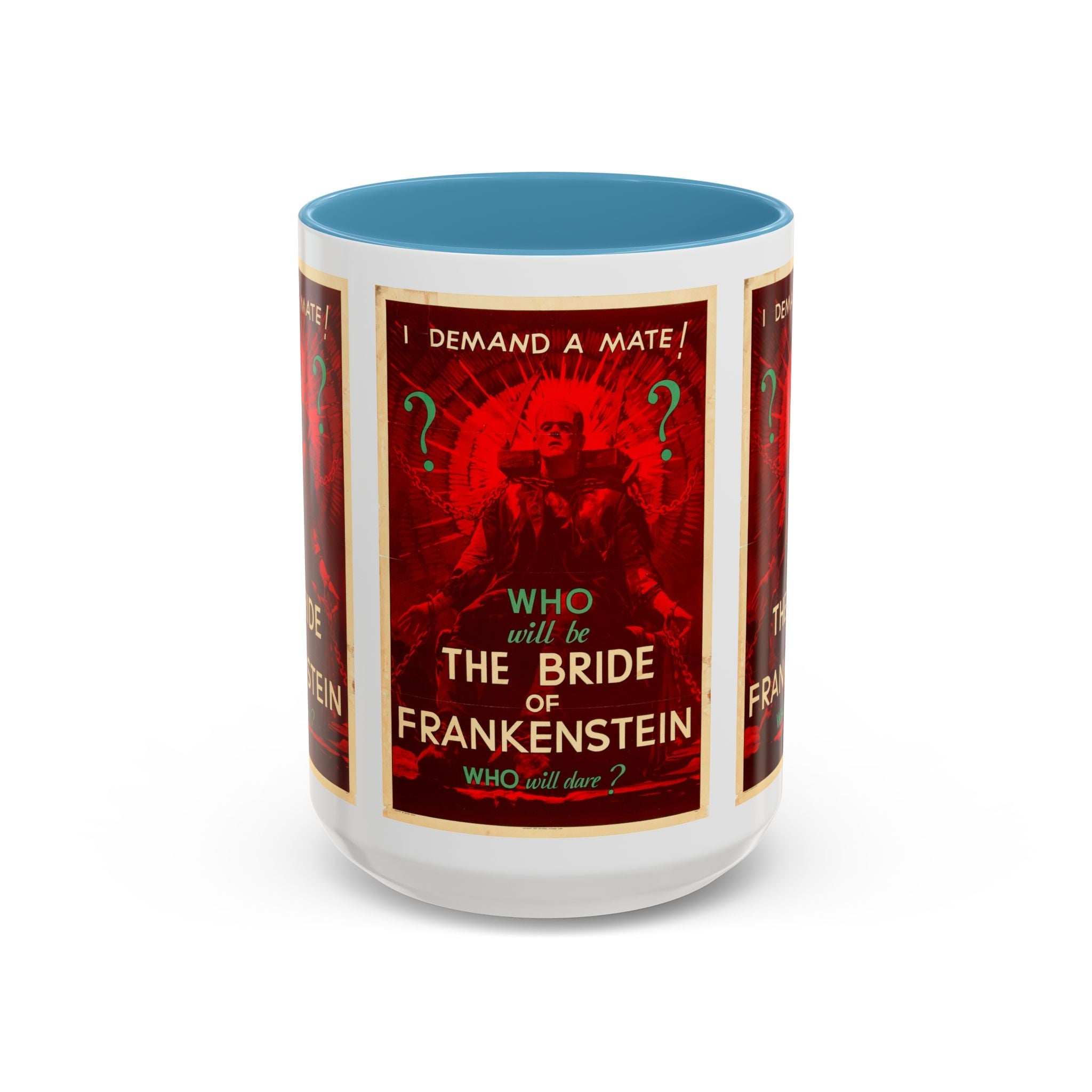 Cult Classic Movie Poster Art Accent Coffee Mug (11, 15oz) - Bride Of Frankenstein 1935 - POPvault