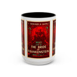 Cult Classic Movie Poster Art Accent Coffee Mug (11, 15oz) - Bride Of Frankenstein 1935 - POPvault