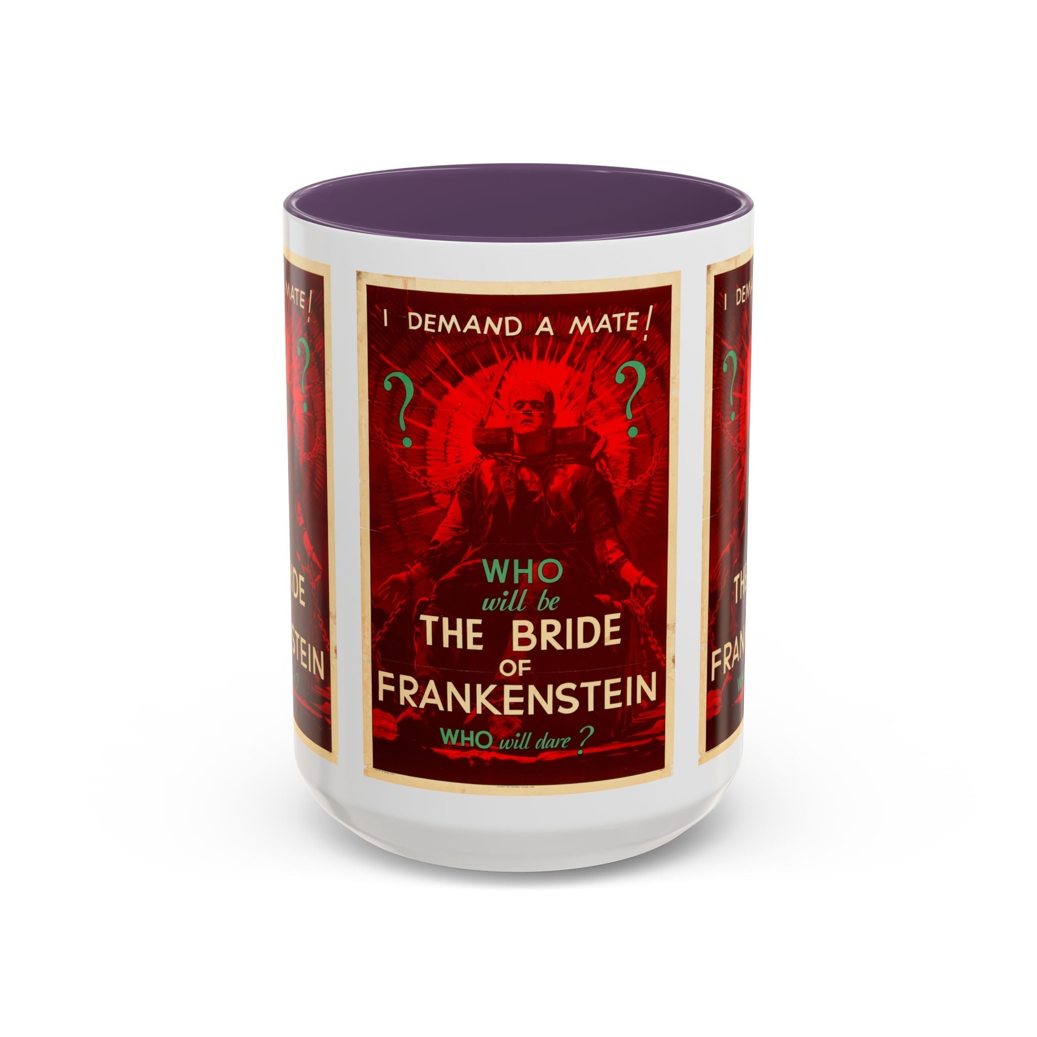 Cult Classic Movie Poster Art Accent Coffee Mug (11, 15oz) - Bride Of Frankenstein 1935 - POPvault