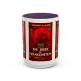 Cult Classic Movie Poster Art Accent Coffee Mug (11, 15oz) - Bride Of Frankenstein 1935 - POPvault