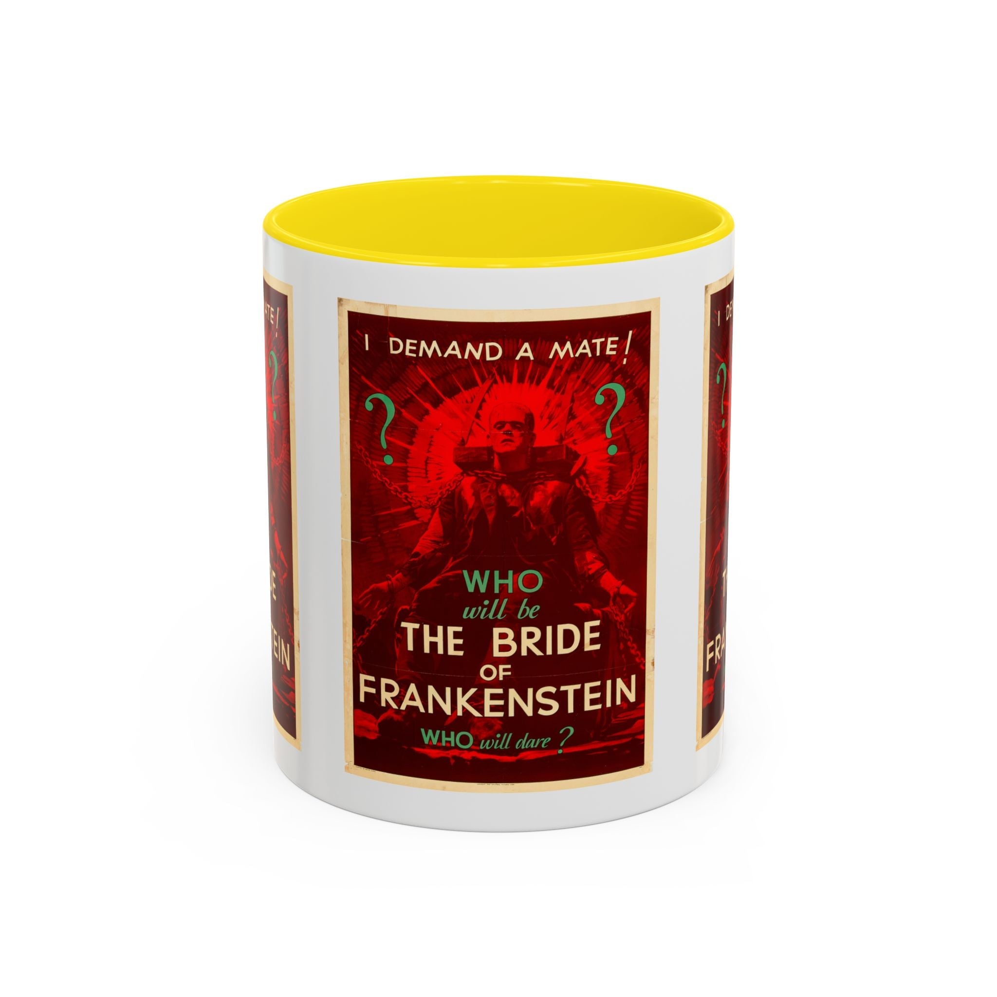 Cult Classic Movie Poster Art Accent Coffee Mug (11, 15oz) - Bride Of Frankenstein 1935 - POPvault