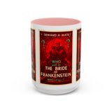Cult Classic Movie Poster Art Accent Coffee Mug (11, 15oz) - Bride Of Frankenstein 1935 - POPvault