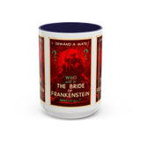 Cult Classic Movie Poster Art Accent Coffee Mug (11, 15oz) - Bride Of Frankenstein 1935 - POPvault