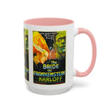 Cult Classic Movie Poster Art Accent Coffee Mug (11, 15oz) - Bride Of Frankenstein 1935 - POPvault