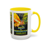 Cult Classic Movie Poster Art Accent Coffee Mug (11, 15oz) - Bride Of Frankenstein 1935 - POPvault