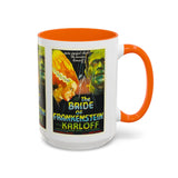 Cult Classic Movie Poster Art Accent Coffee Mug (11, 15oz) - Bride Of Frankenstein 1935 - POPvault