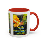 Cult Classic Movie Poster Art Accent Coffee Mug (11, 15oz) - Bride Of Frankenstein 1935 - POPvault