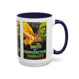 Cult Classic Movie Poster Art Accent Coffee Mug (11, 15oz) - Bride Of Frankenstein 1935 - POPvault