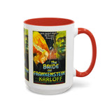 Cult Classic Movie Poster Art Accent Coffee Mug (11, 15oz) - Bride Of Frankenstein 1935 - POPvault
