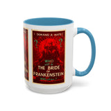 Cult Classic Movie Poster Art Accent Coffee Mug (11, 15oz) - Bride Of Frankenstein 1935 - POPvault