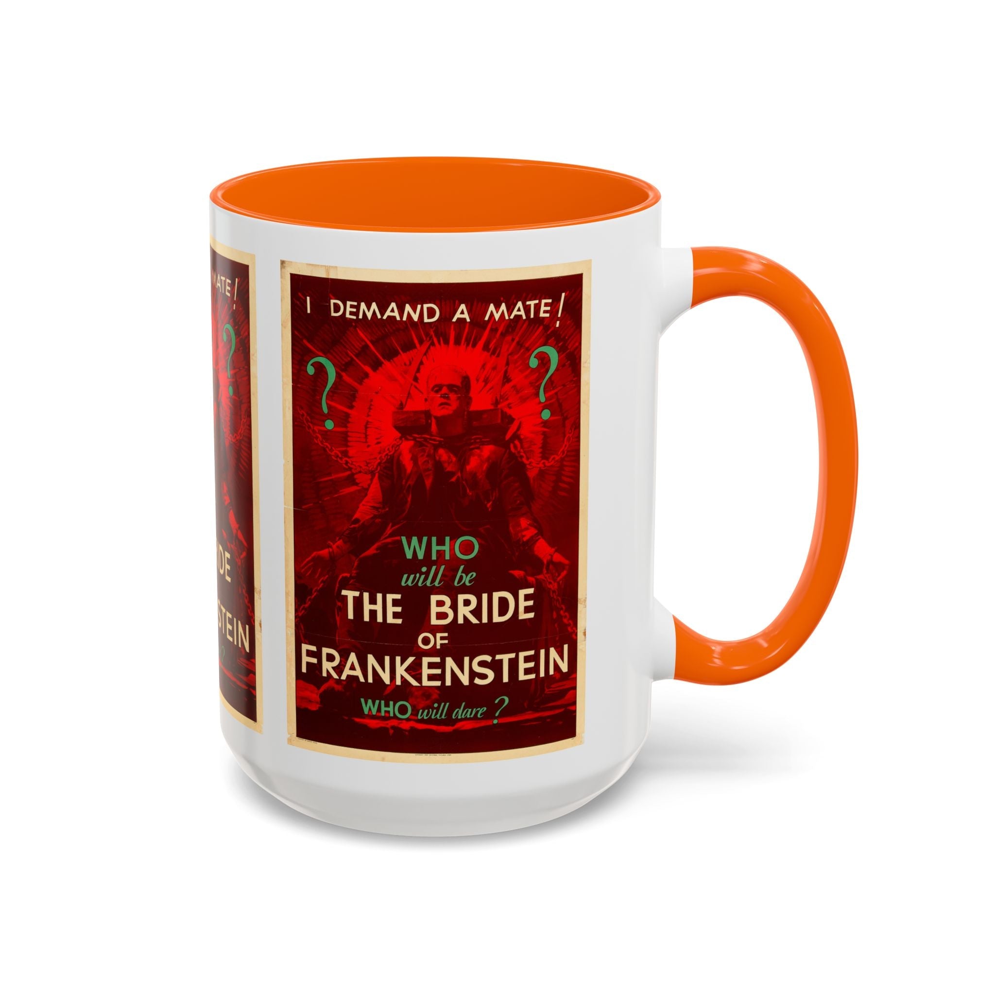 Cult Classic Movie Poster Art Accent Coffee Mug (11, 15oz) - Bride Of Frankenstein 1935 - POPvault